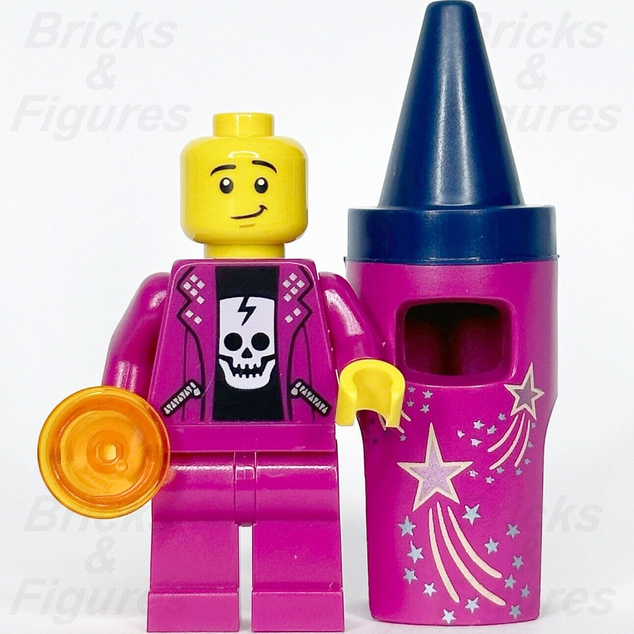 LEGO Crayon Costume Guy Minifigure Skull Top Build A Minifigure BAM 20