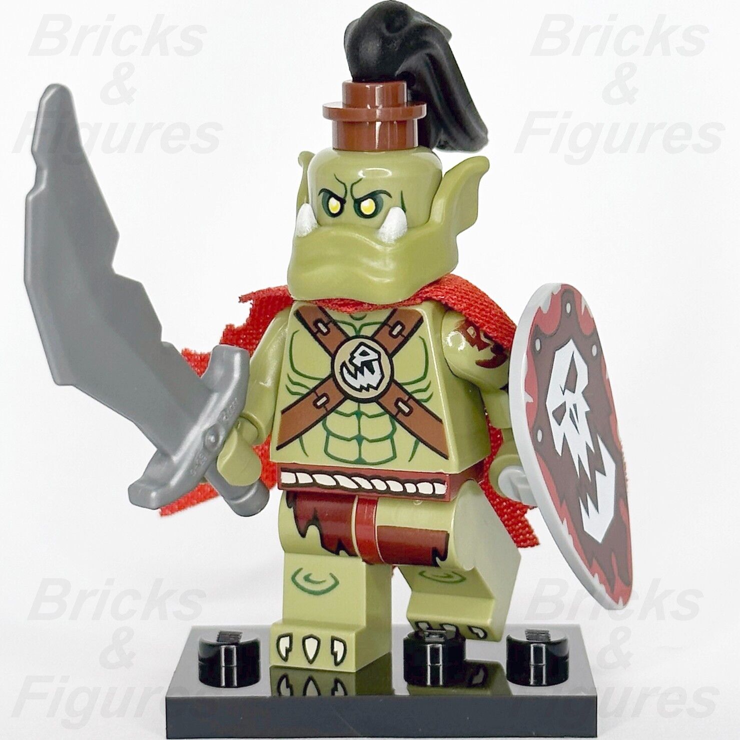 LEGO Orc Warrior Minifigure Sword Shield Castle Collectible Series 2