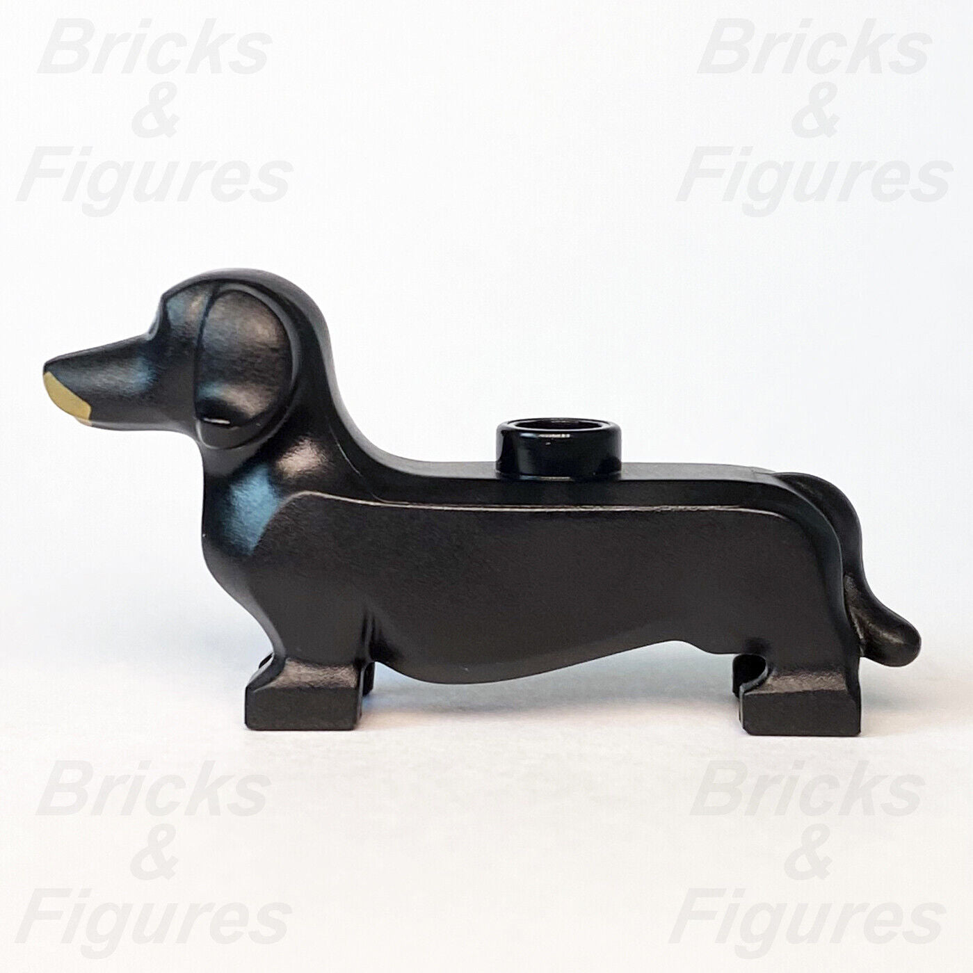 LEGO City Black Dachshund Sausage Dog Animal Build-A-Minifigure BAM 2020 Town