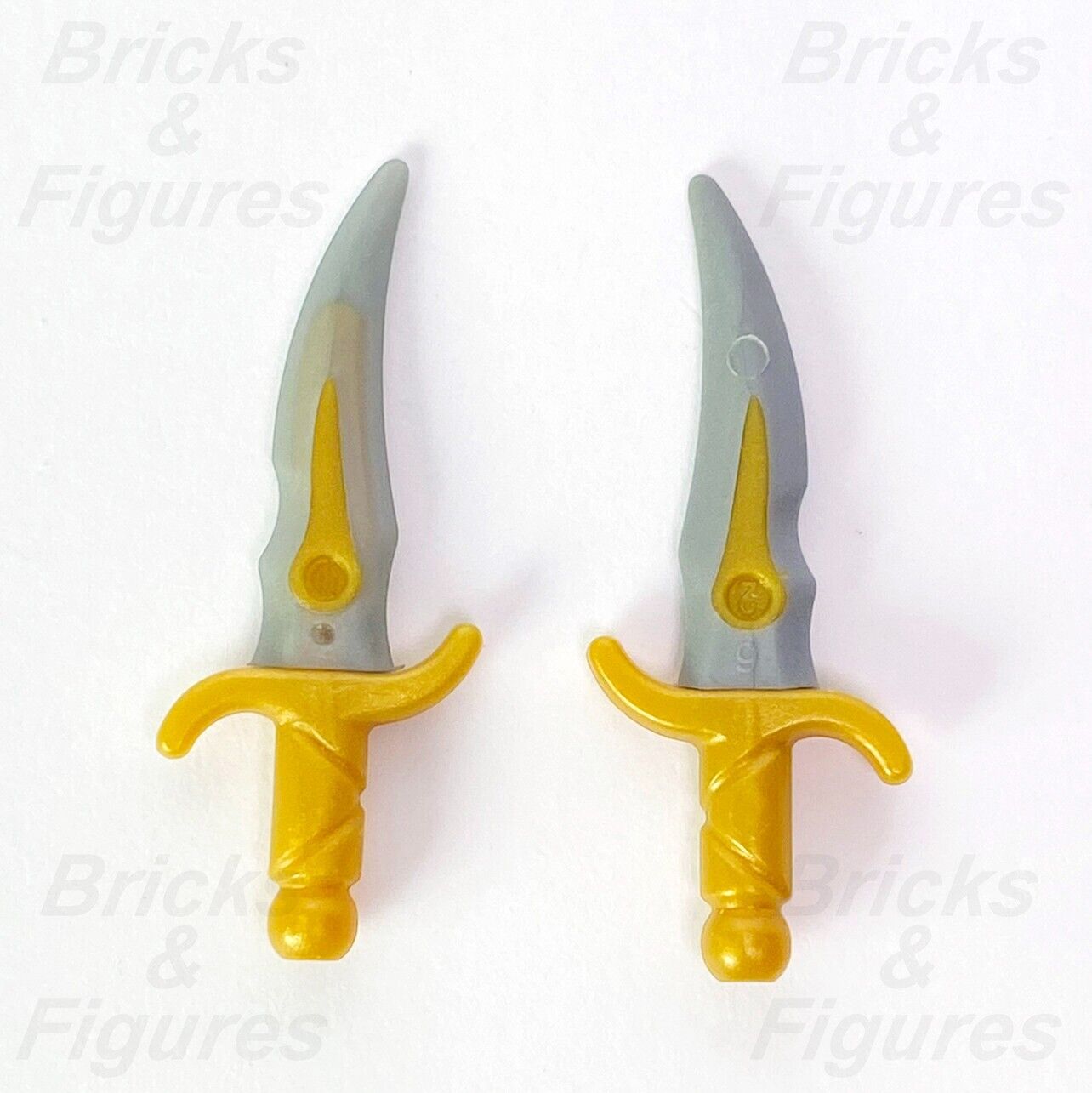 LEGO Elven Dagger Blades Minifigure Weapon Parts The Hobbit 88288c01 Elvish x 2