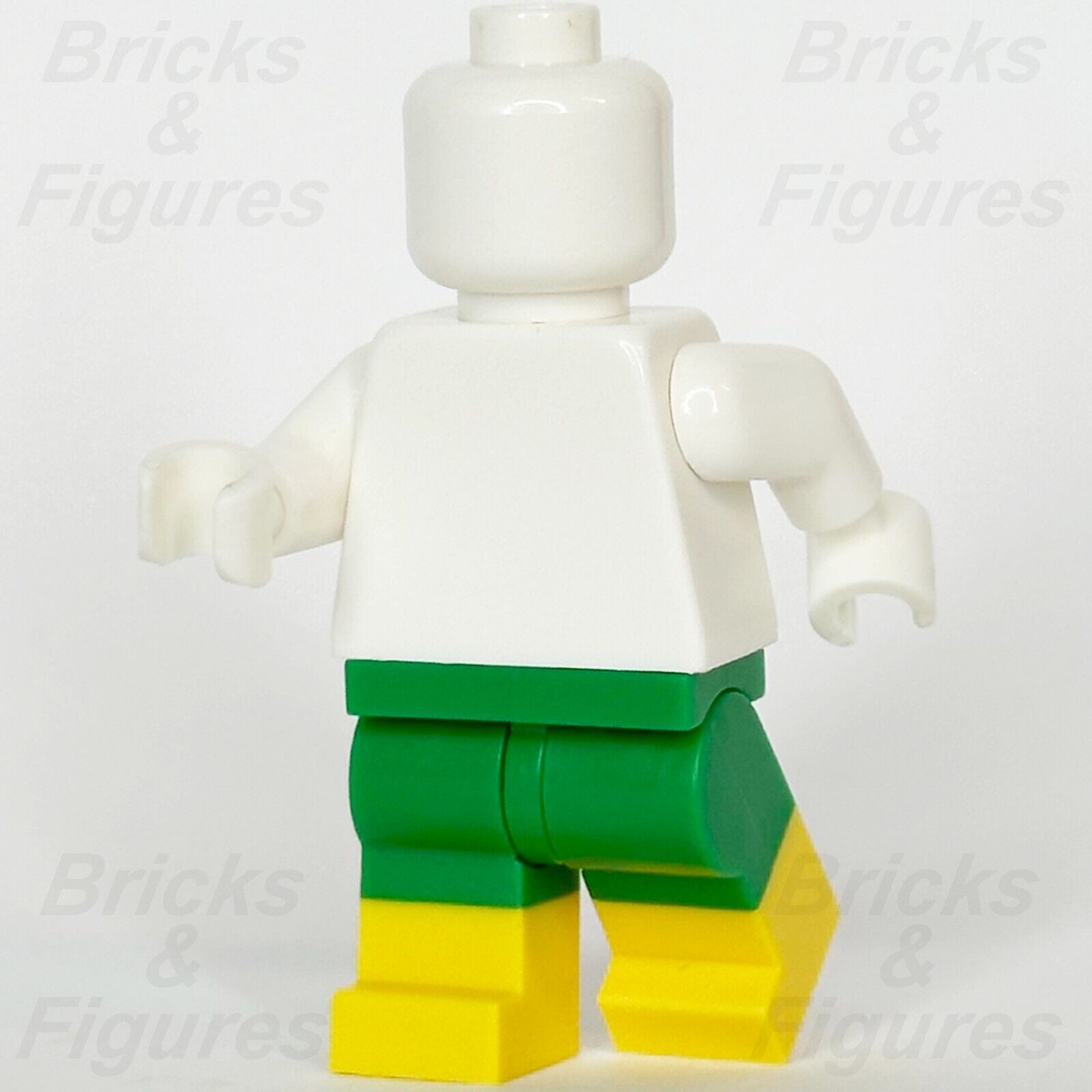 LEGO Green & Yellow Legs Minifigure Part Lower Molded Boots 970c00pb0575 60153 - Bricks & Figures