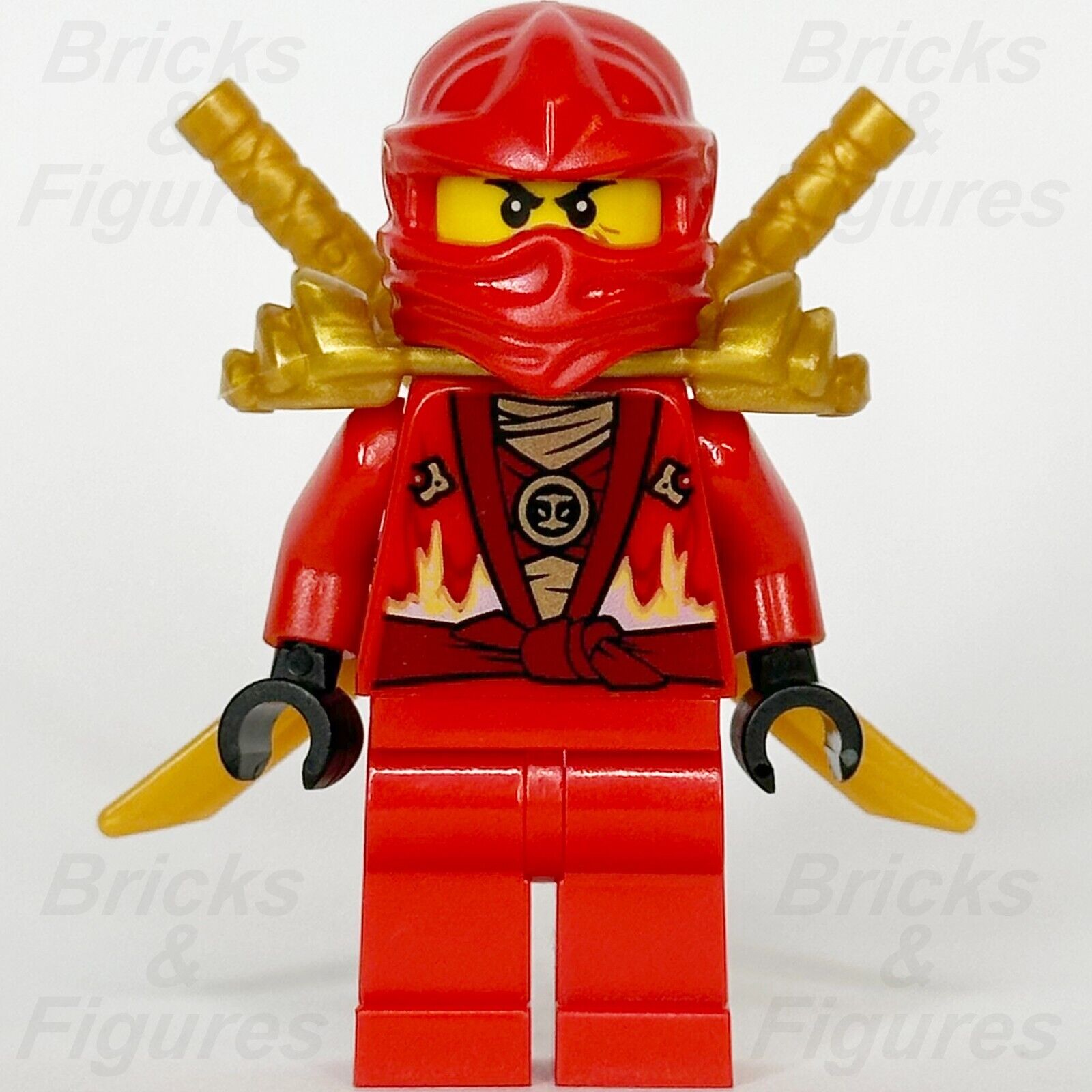 LEGO Ninjago Kai Minifigure Rebooted Armour Scabbard Fire Ninja 891501 njo119 - Bricks & Figures