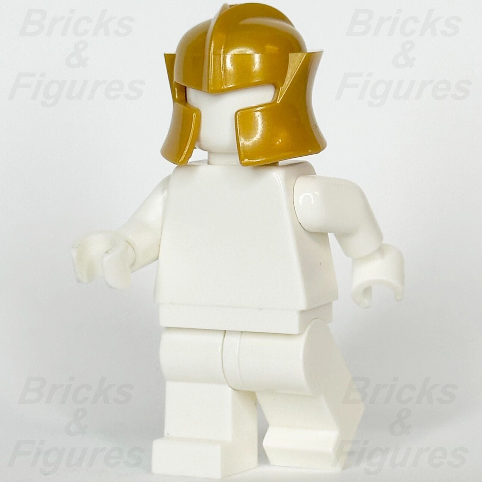 LEGO Castle Pearl Gold Knight Helmet Cheek Protection Minifigure Part 48493 - Bricks & Figures