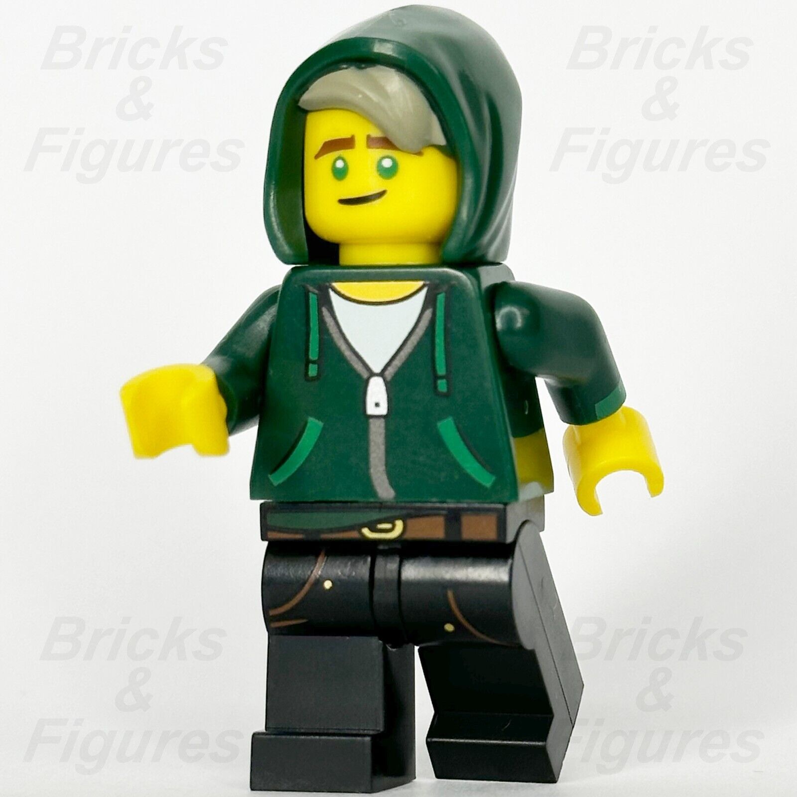 LEGO Ninjago Lloyd Garmadon Minifigure Dark Green Hoodie Movie coltlnm07 minifig