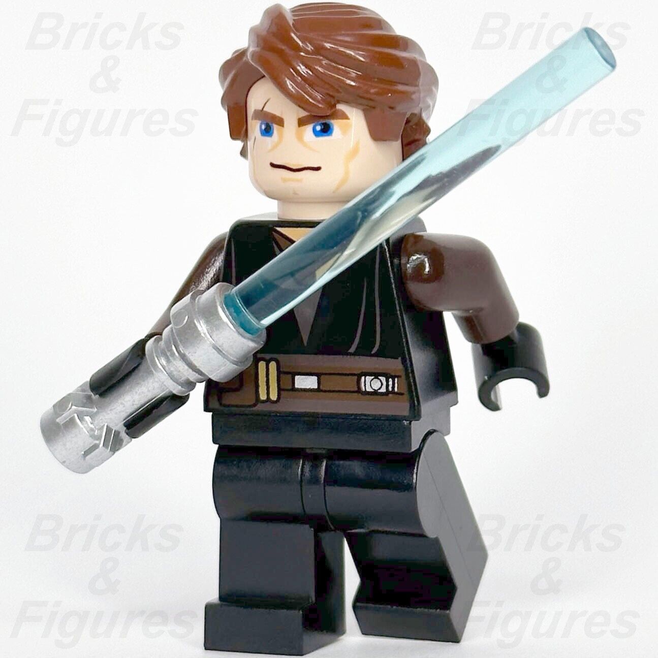 LEGO Star Wars Anakin Skywalker Minifigure The Clone Wars Jedi 7957 sw0317 - Bricks & Figures