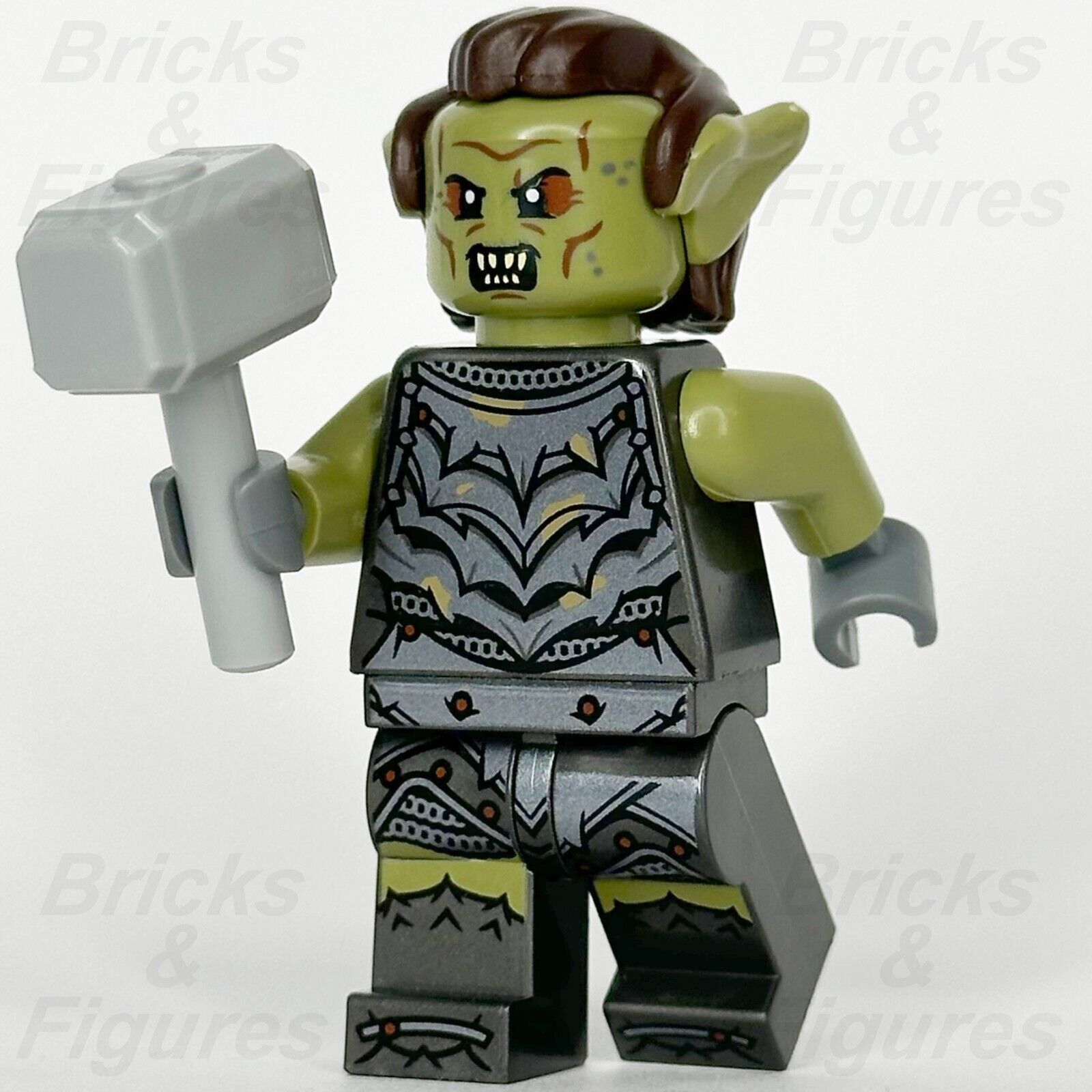 LEGO The Lord of the Rings Orc Minifigure Smith The Hobbit Hammer 10333 lor135 - Bricks & Figures