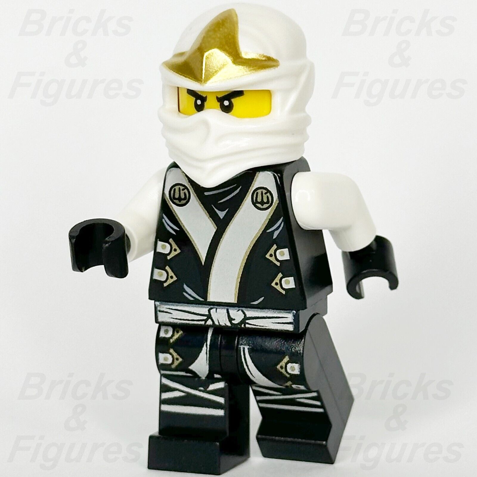 LEGO Ninjago Zane Minifigure The Final Battle Ice Ninja Nindroid 70504 njo076 - Bricks & Figures