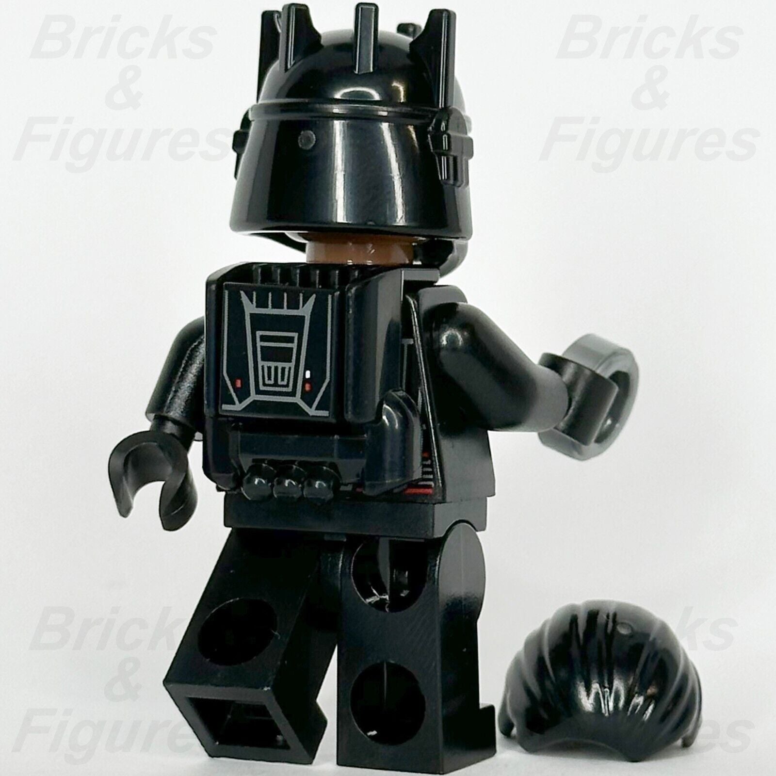 LEGO Star Wars Moff Gideon Minifigure The Mandalorian Black Armour 75386 sw1342 - Bricks & Figures