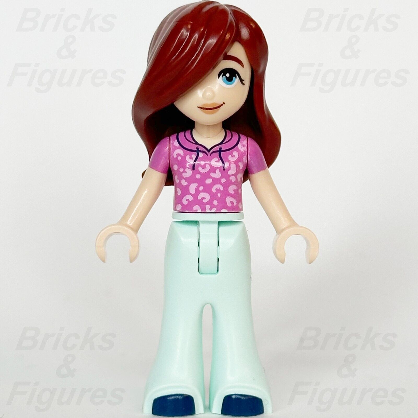 LEGO Friends Paisley Minifigure Pink Hoodie Blue Shoes Minifig 41735 frnd582