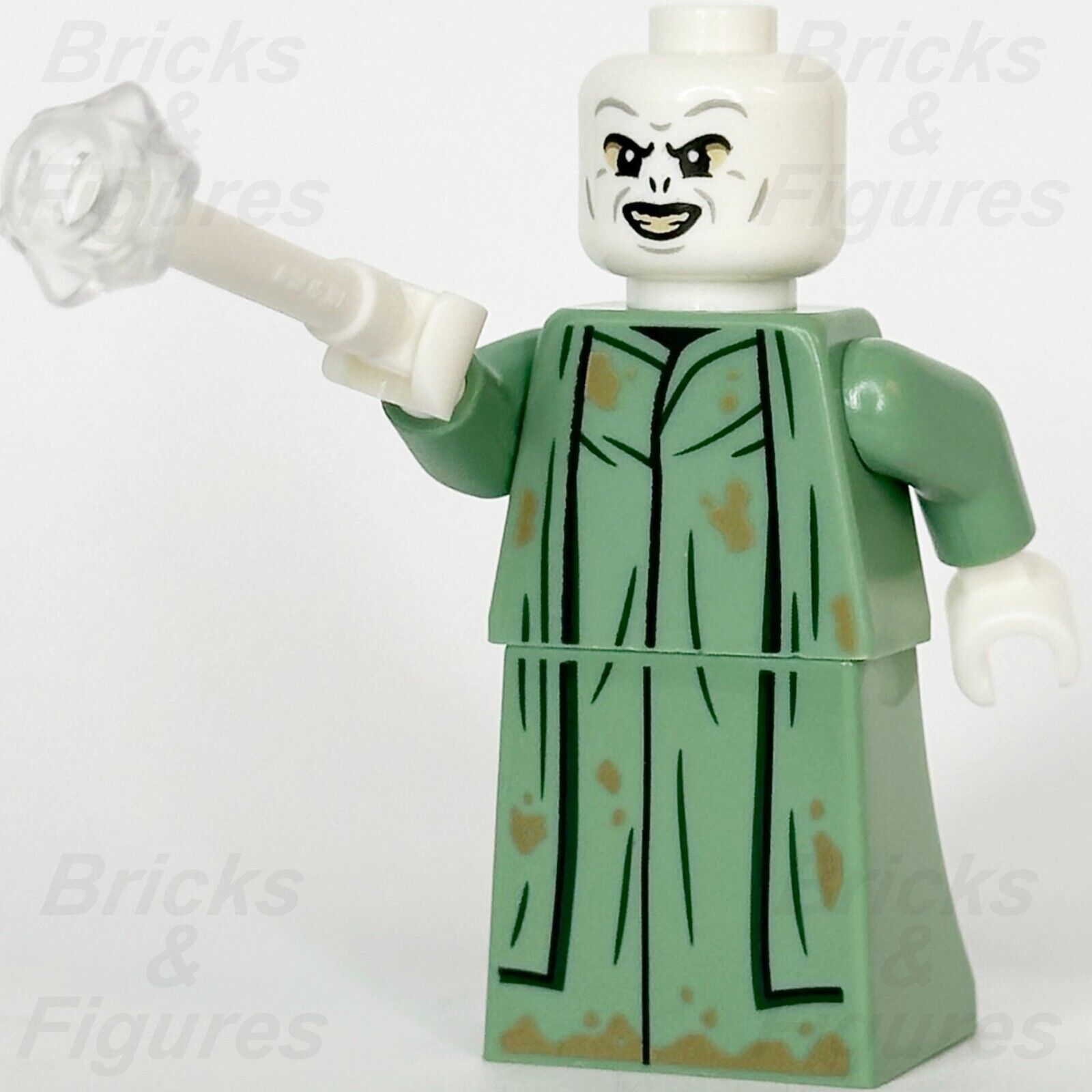 LEGO Harry Potter Lord Voldemort Minifigure Deathly Hallows Wizard 76415 hp422 - Bricks & Figures