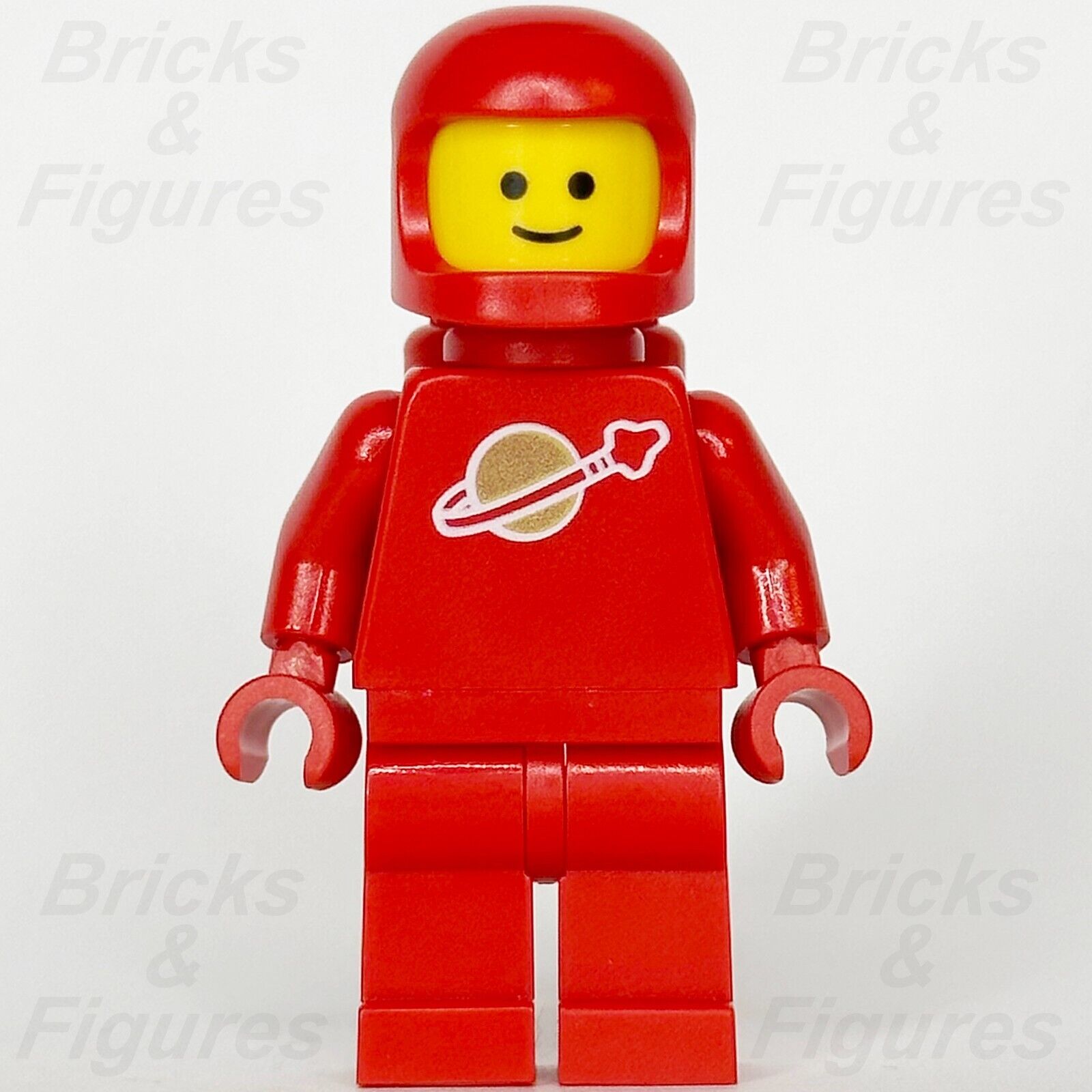 LEGO Space Red Astronaut Minifigure Classic Air Tanks Second Reissue 10497 sp132 - Bricks & Figures