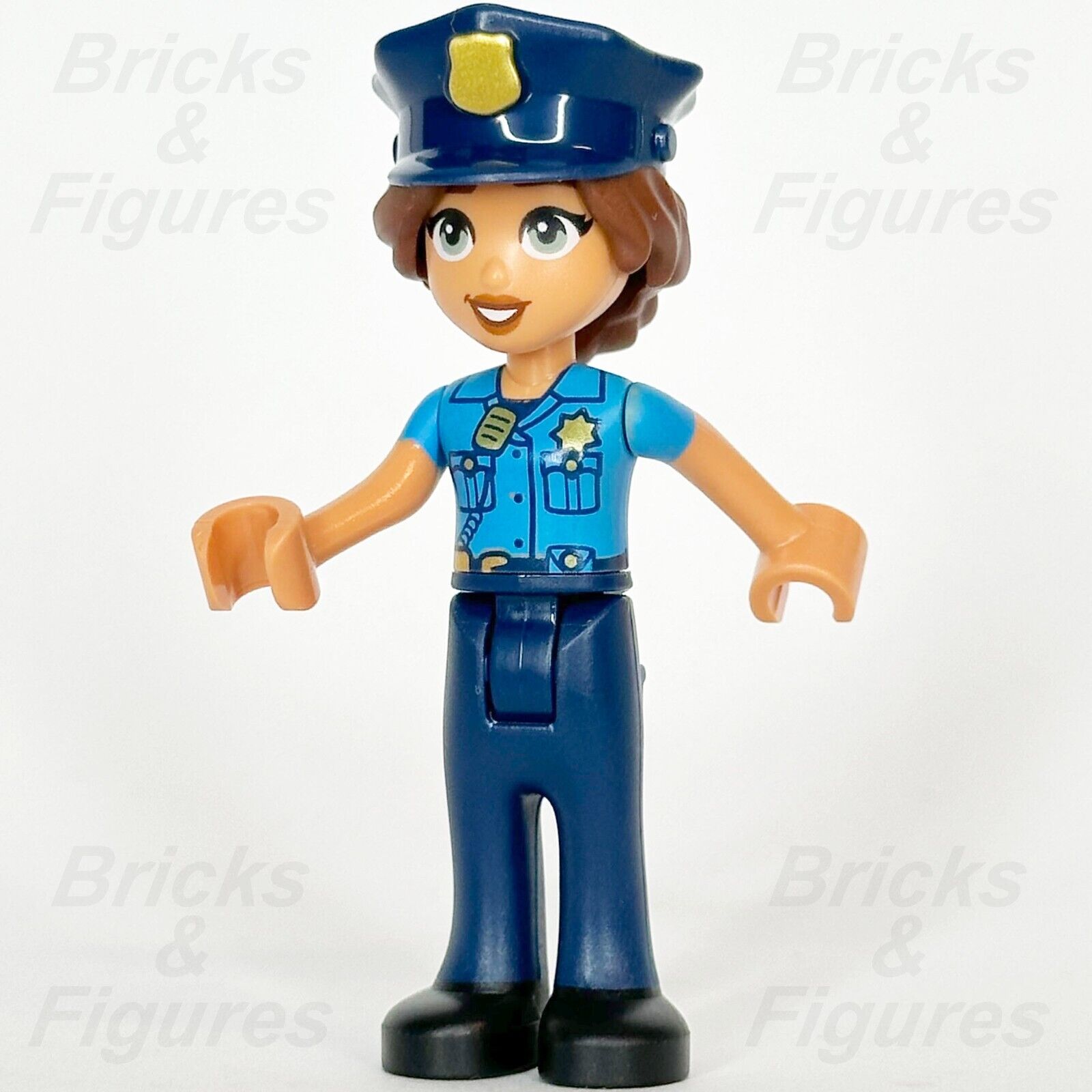 LEGO Friends Isabella Minifigure Police Uniform Outfit Blue Hat 41732 frnd575 - Bricks & Figures
