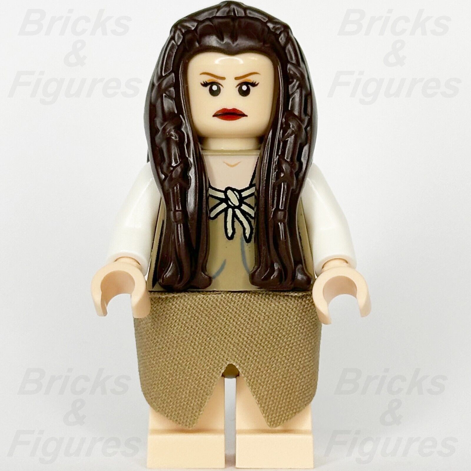 LEGO Star Wars Princess Leia Minifigure Endor Outfit Episode 6 10236 sw0504 - Bricks & Figures