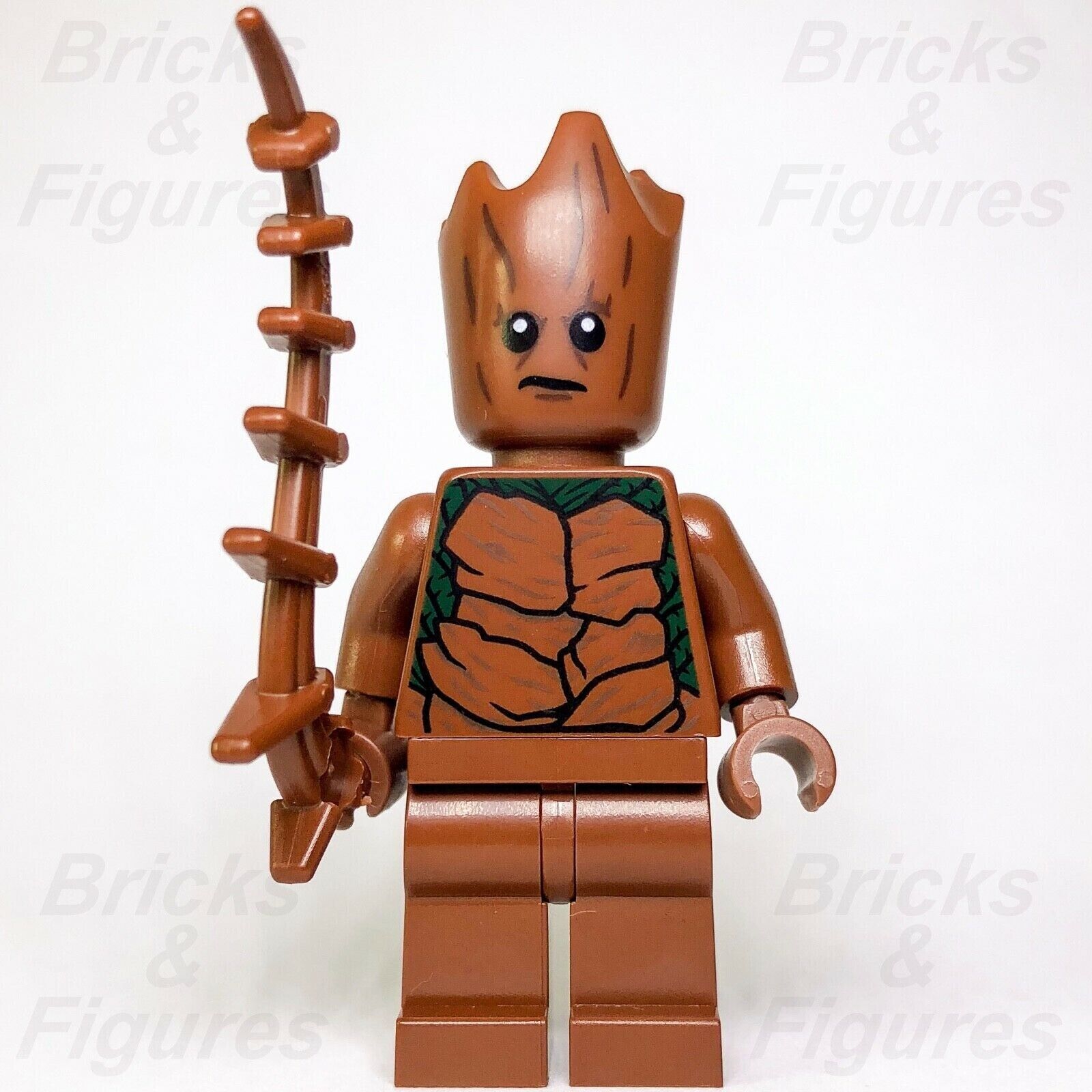 LEGO Super Heroes Teen Groot Minifigure Avengers Infinity War 76102 sh0501 - Bricks & Figures