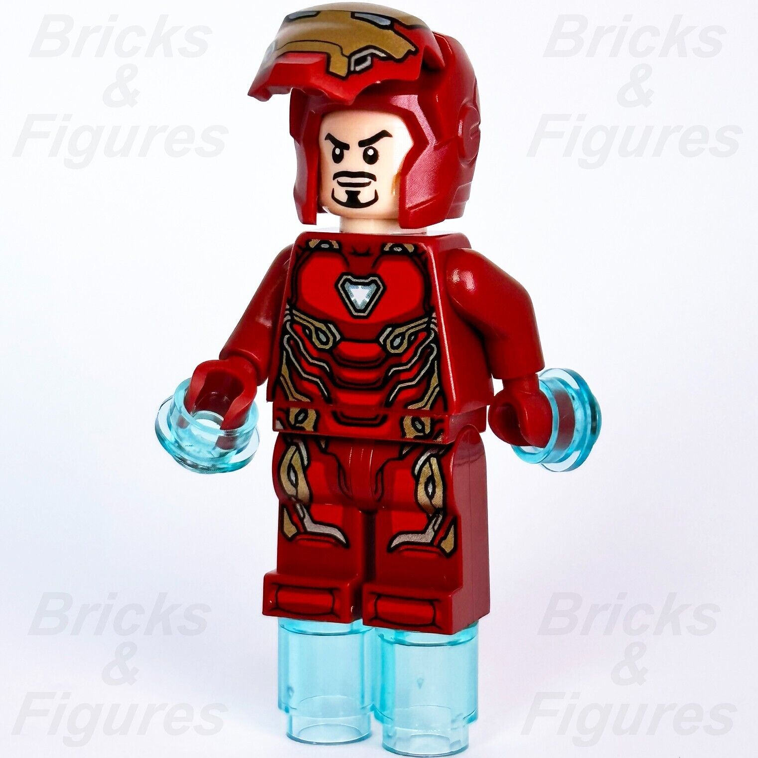 LEGO Super Heroes Iron Man Minifigure Mark 50 Armour Marvel Minifig 76218 sh828 - Bricks & Figures