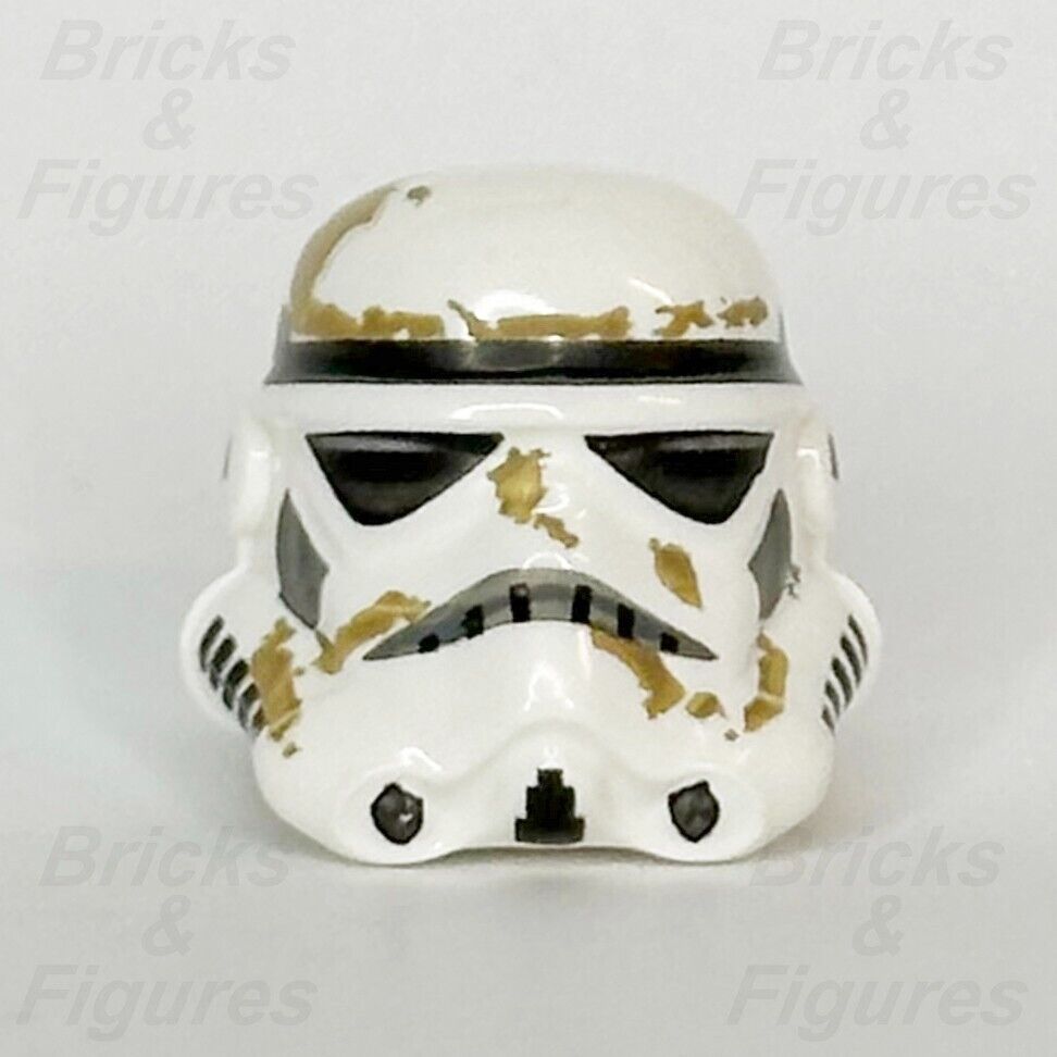 LEGO Star Wars Sandtrooper Helmet Minifigure Part Stormtrooper Dirt 9490 10236 - Bricks & Figures