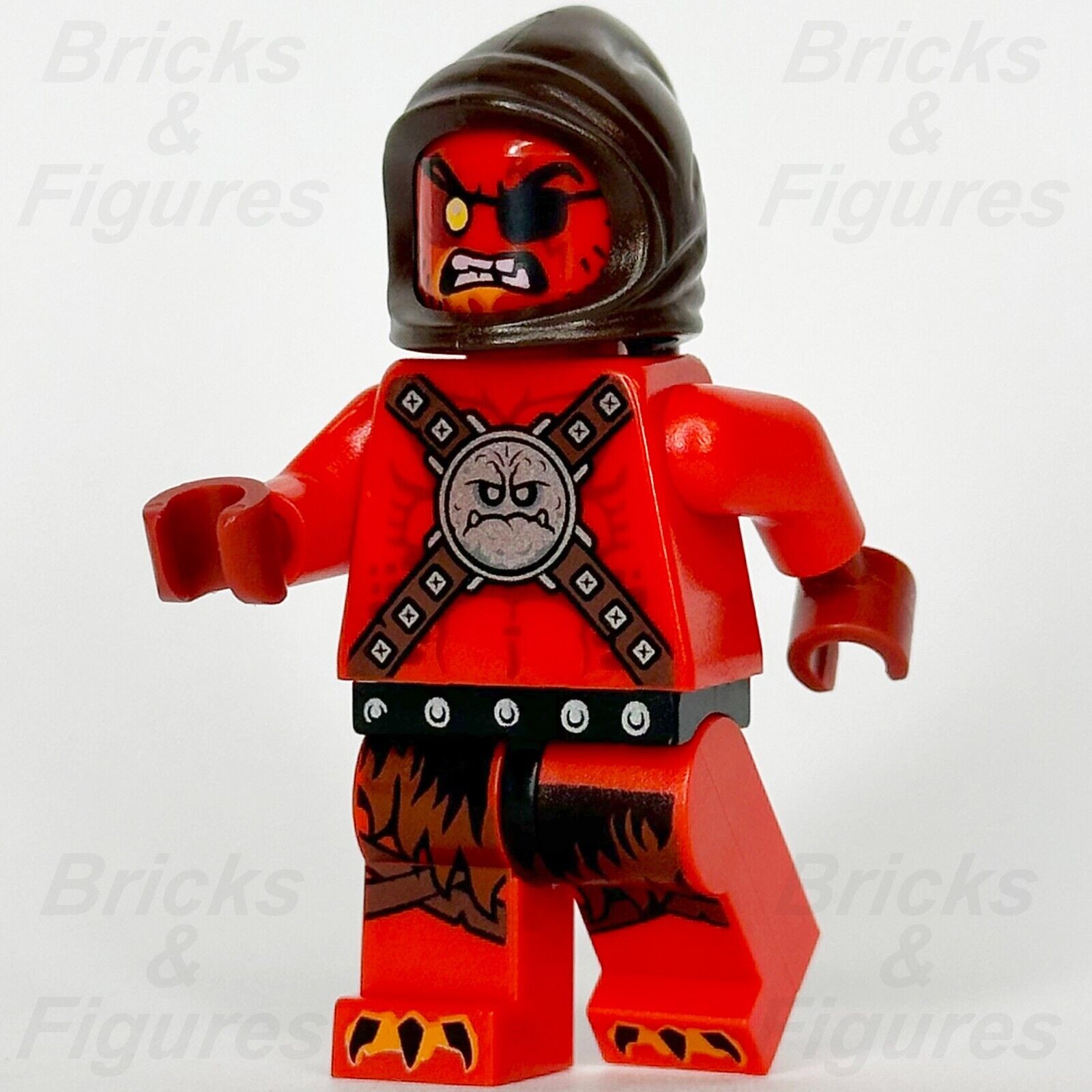 LEGO Nexo Knights Beast Master Minifigure Chaos Lava Monster Red 70314 nex008 - Bricks & Figures