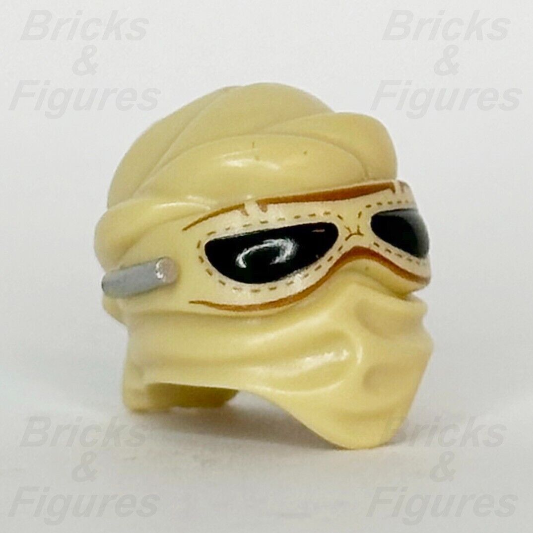 LEGO Star Wars Rey Goggles Mask Helmet Minifigure Part Desert Headgear 75099 - Bricks & Figures