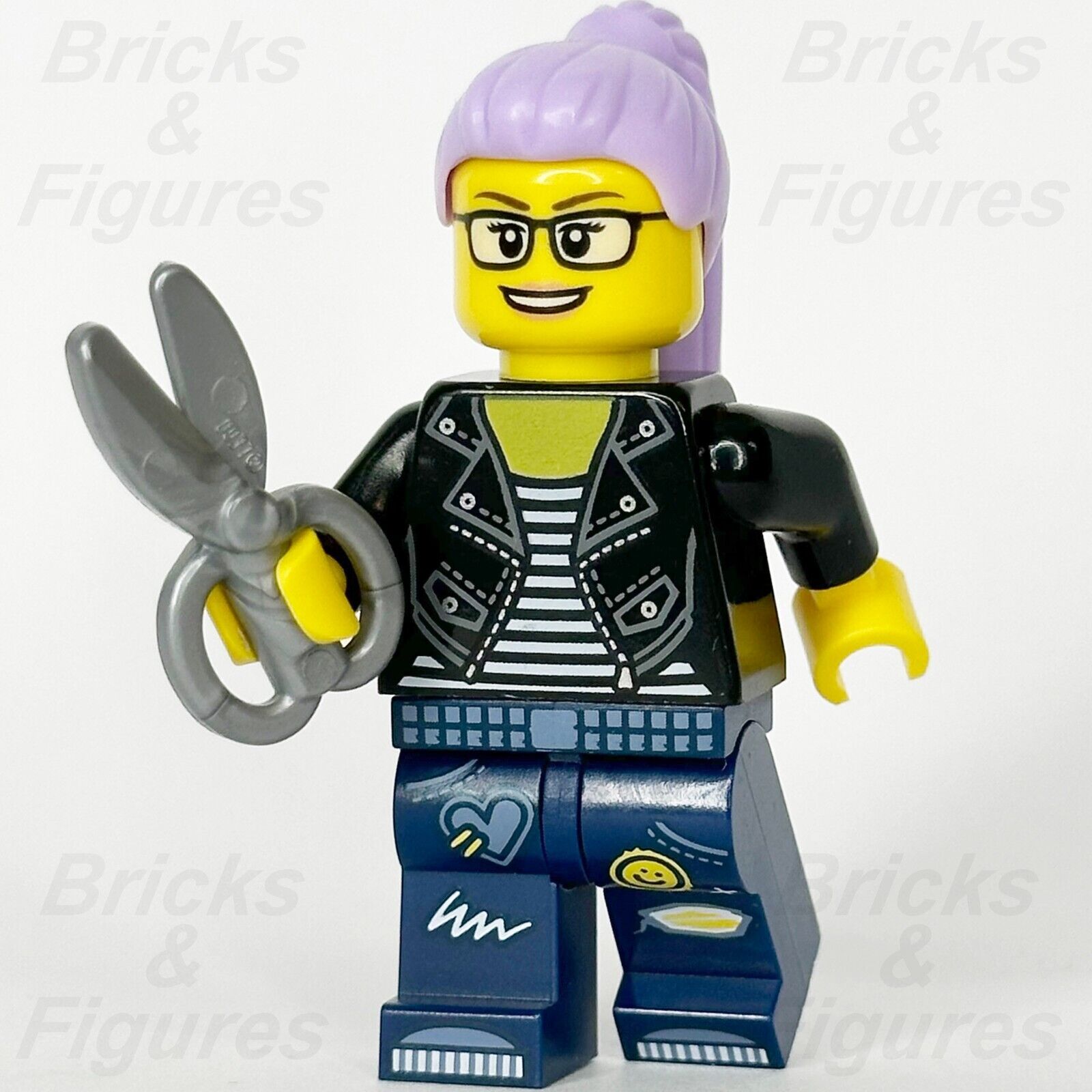 LEGO Hairstylist Minifigure & Scissors Hairdresser Build-A-Minifigure BAM 2024