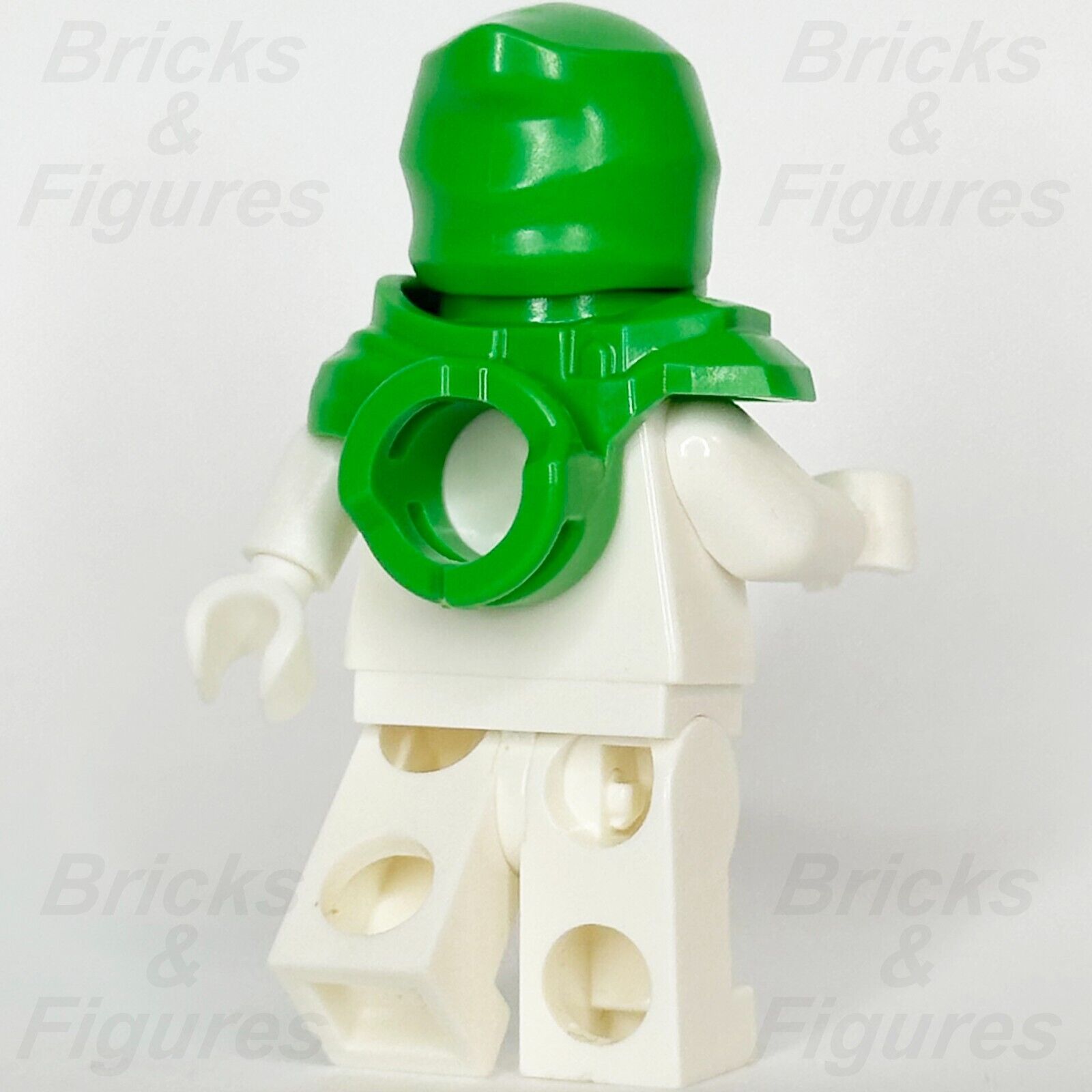 LEGO Ninjago Bright Green Shoulder Armour Scabbard Minifigure Part & Hood Helmet - Bricks & Figures