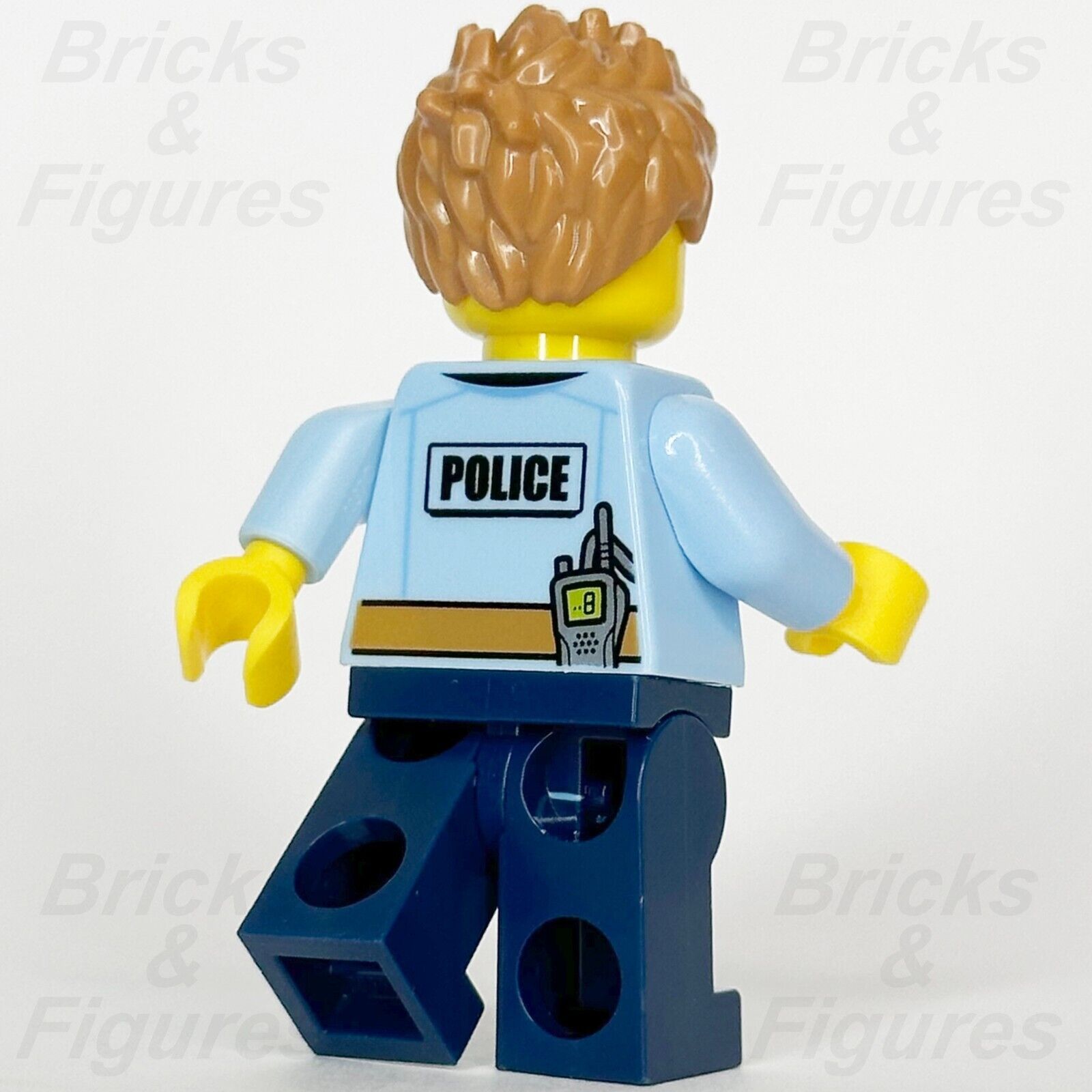LEGO City Police Officer Minifigure Police Town Male Spiked Hair 60246 cty1126 - Bricks & Figures