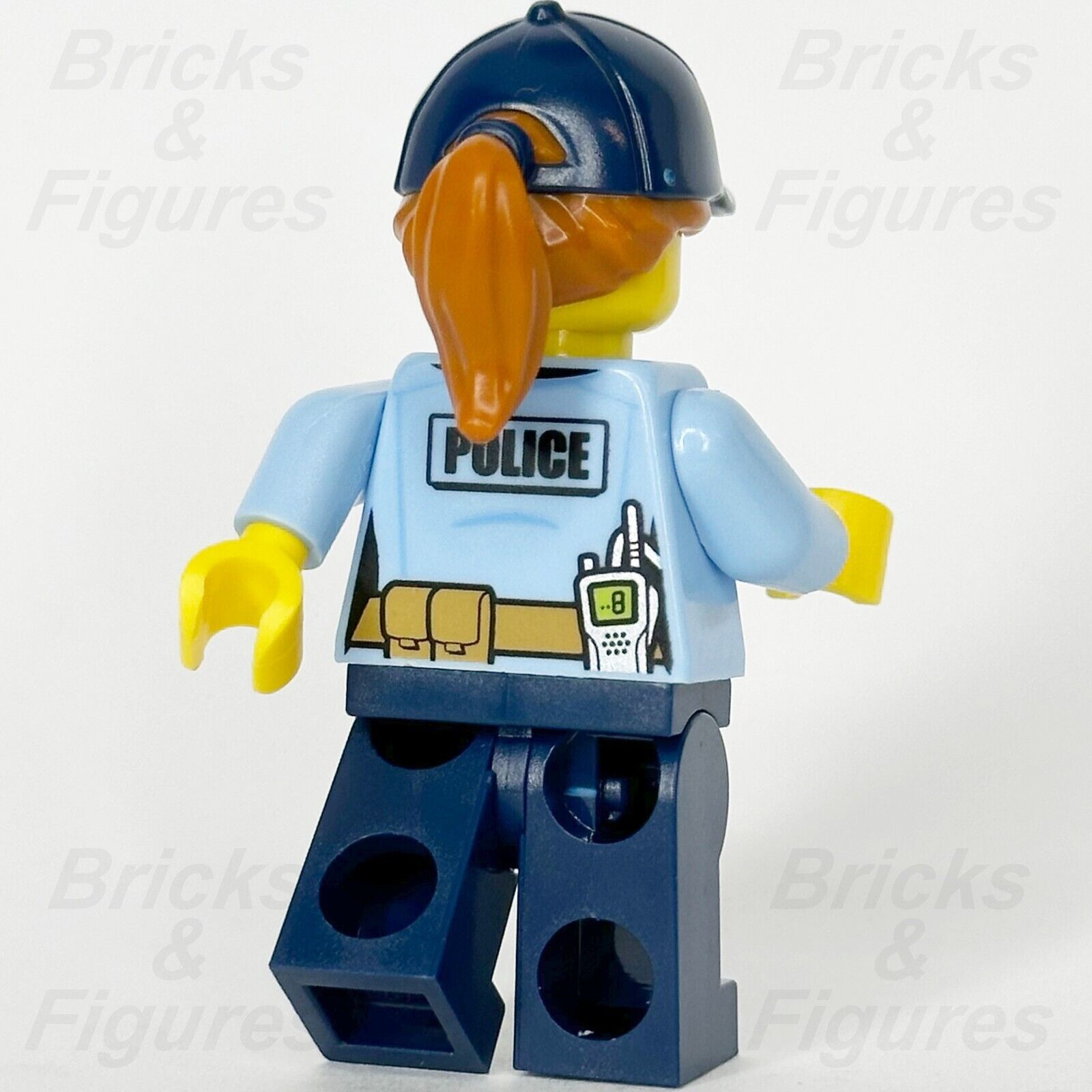 LEGO Police City Officer Female Minifigure Blue Cap Ponytail 60317 60209 cty0992