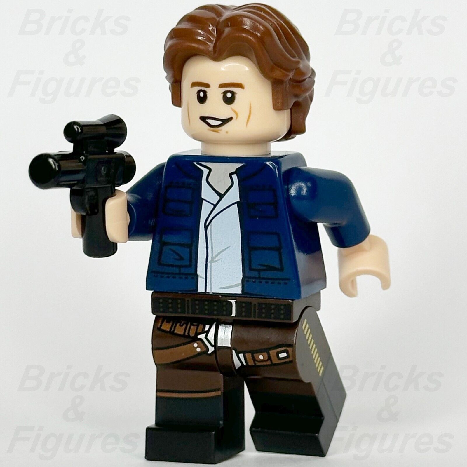 LEGO Star Wars Han Solo Minifigure Printed Dual Moulded Legs Pilot 75222 sw0976