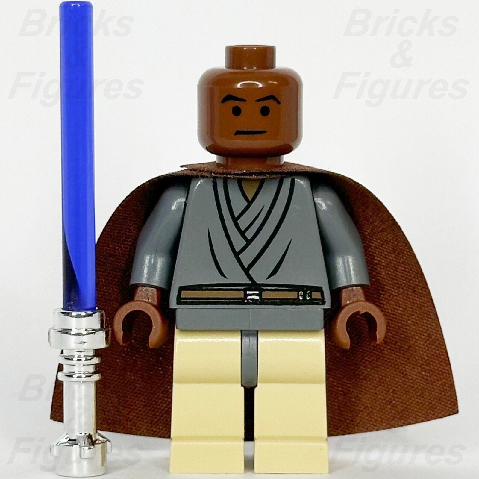 LEGO Star Wars Mace Windu Minifigure Jedi Master Episode 3 ROTS 7261 sw0148 - Bricks & Figures