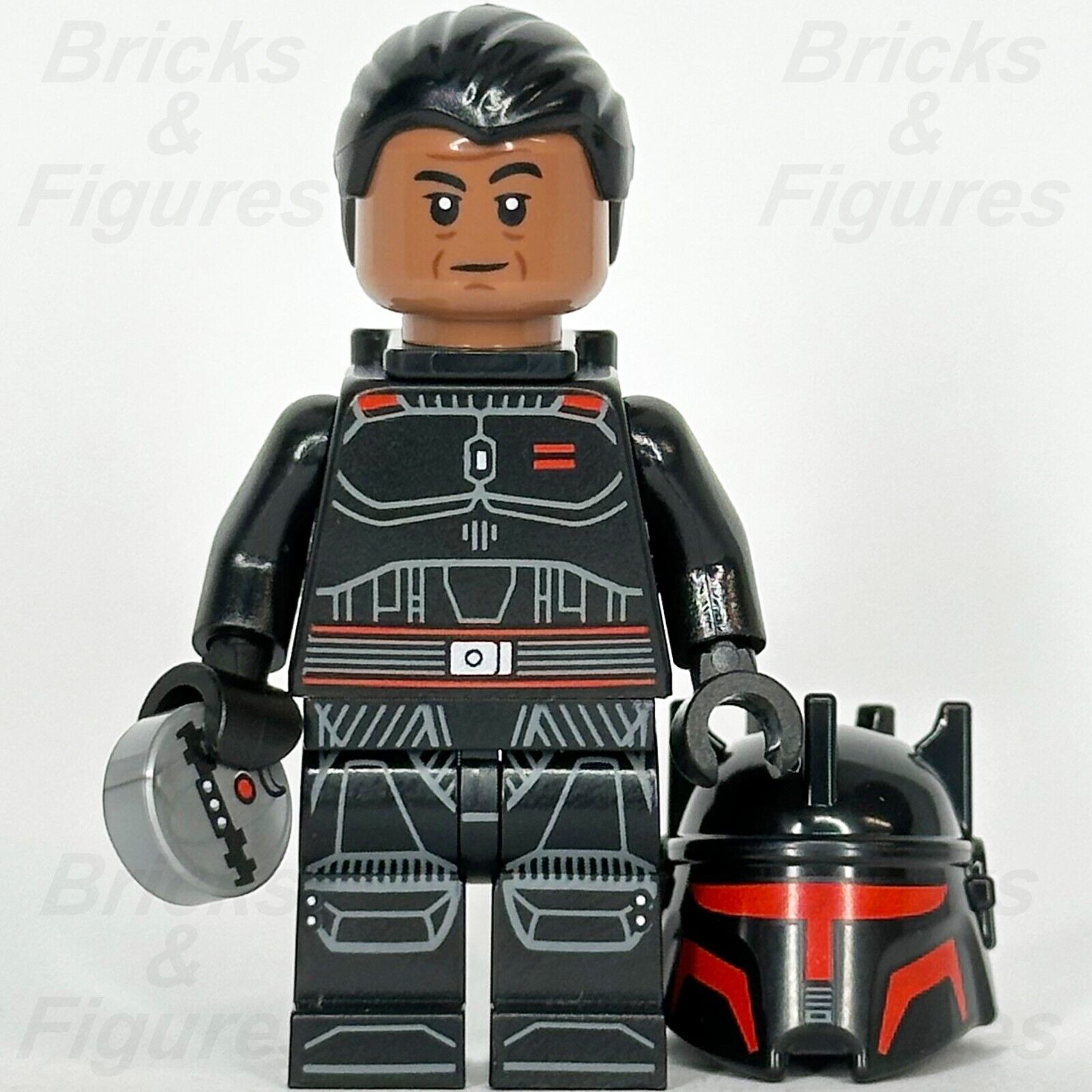 LEGO Star Wars Moff Gideon Minifigure The Mandalorian Black Armour 75386 sw1342