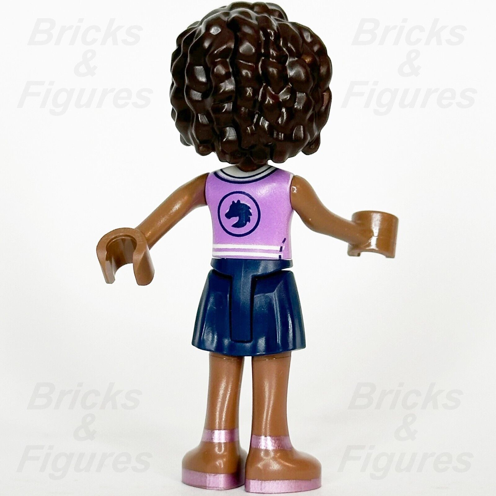 LEGO Friends Aliya Minifigure Lavender Vest Dark Blue Skirt 41730 frnd586