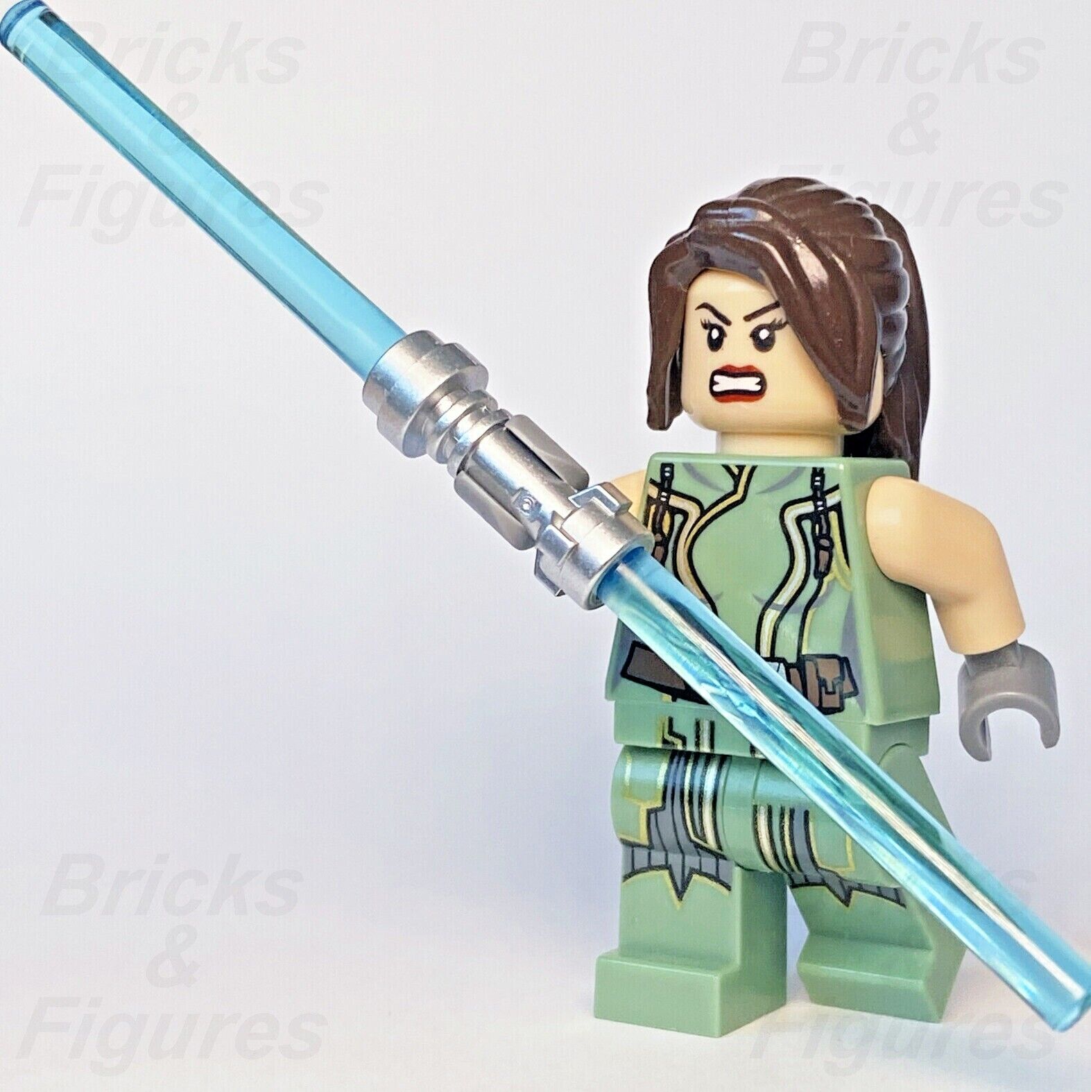 LEGO Star Wars Satele Shan Minifigure Jedi Grand Master Old Republic 9497 sw0389 - Bricks & Figures