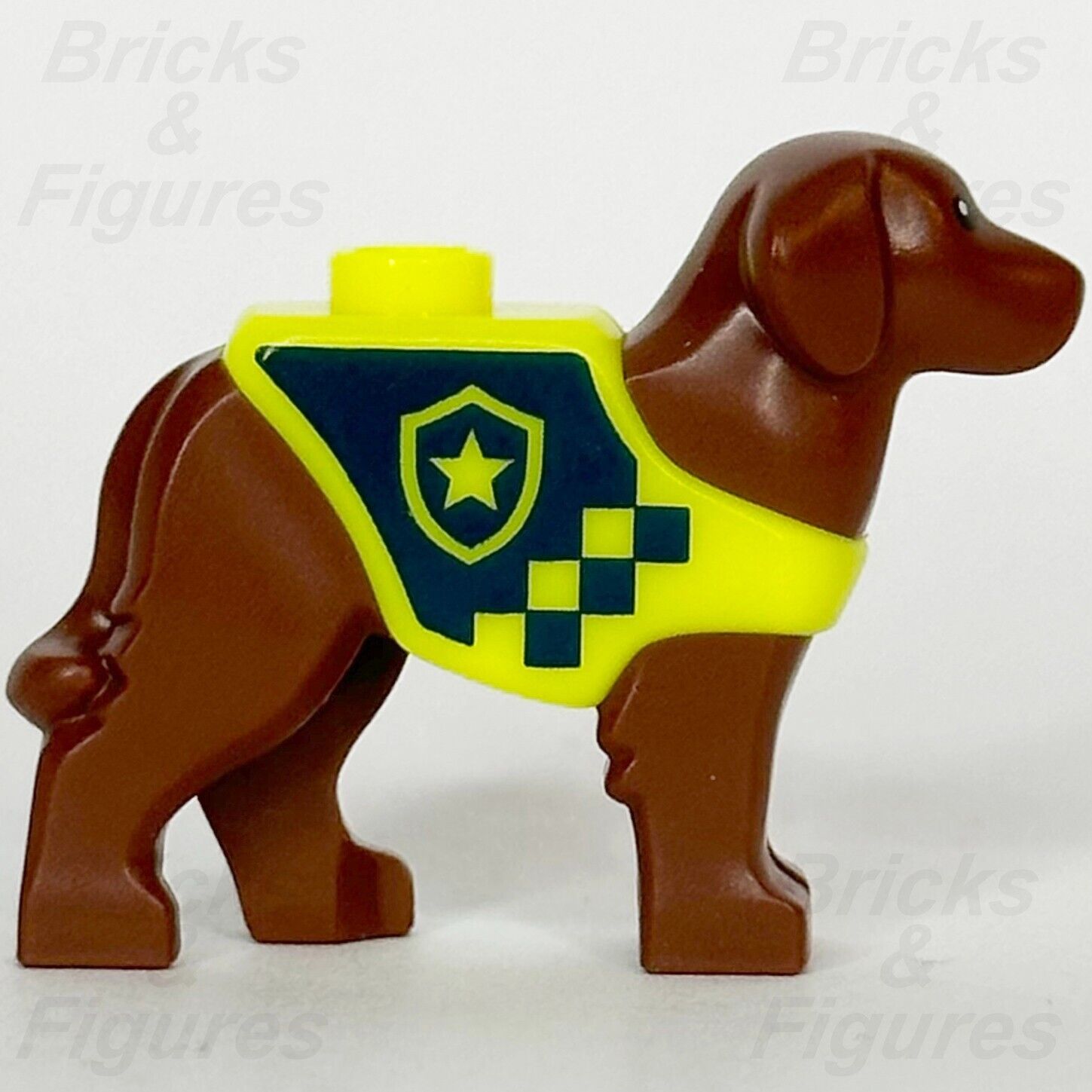 LEGO City Rescue Police Dog Animal Minifigure Part Brown Labrador Town 60419