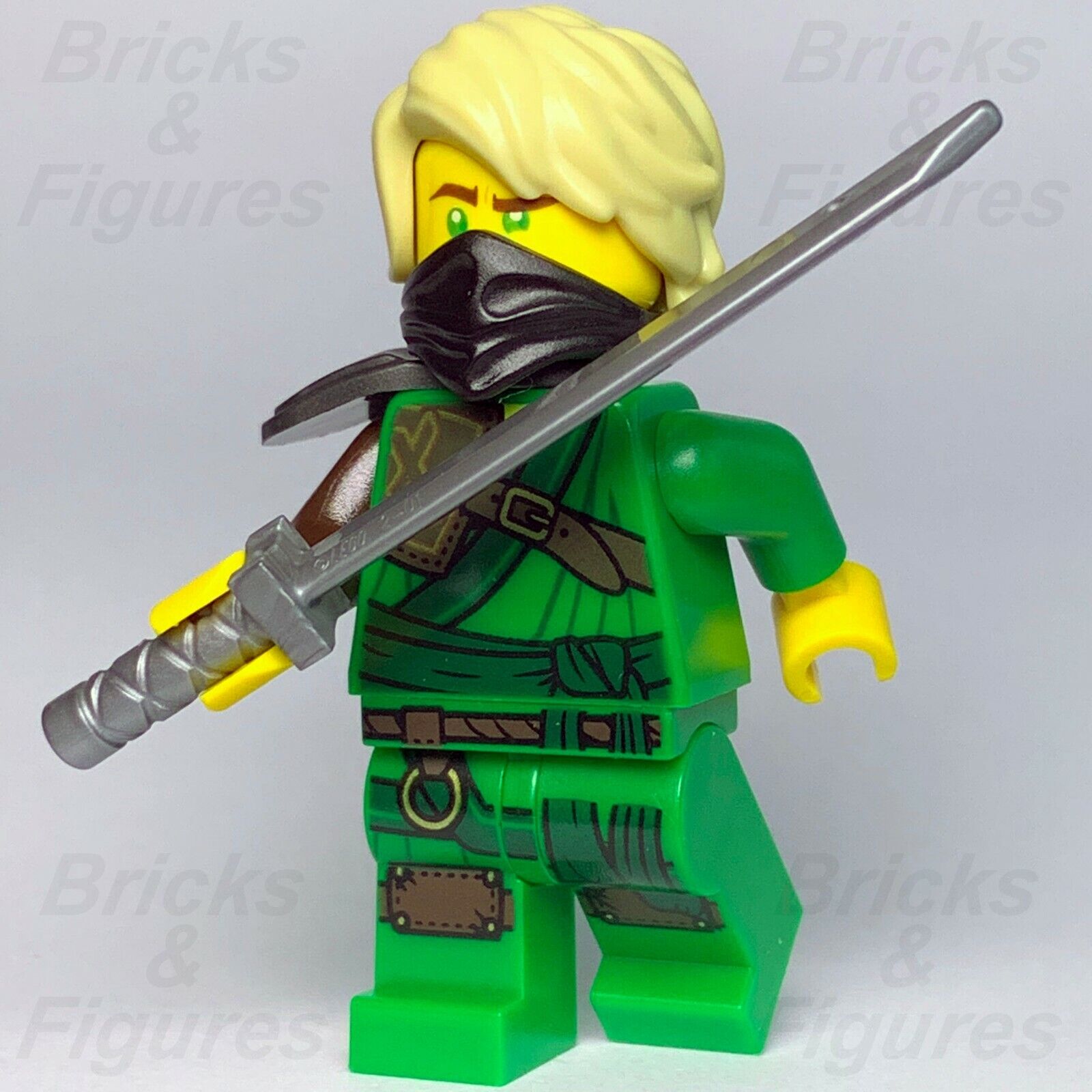 LEGO Ninjago Lloyd Garmadon Minifigure w/ Hair Green Ninja Master 70671 njo517