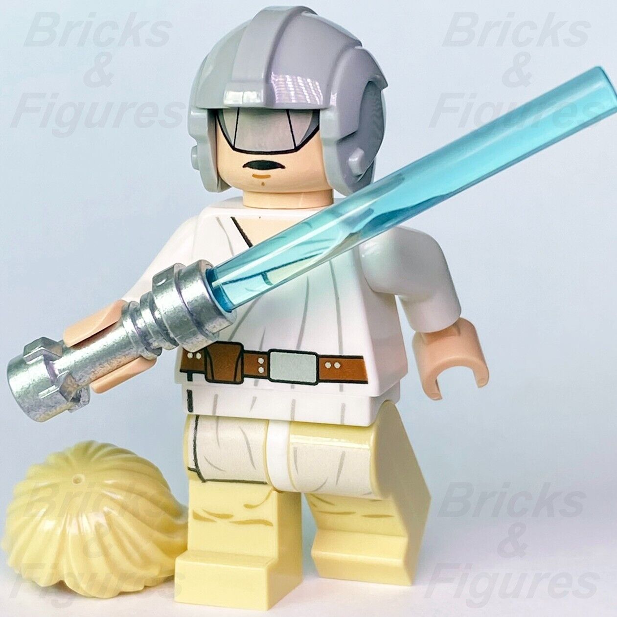 LEGO Star Wars Luke Skywalker Minifigure Blast Shield Helmet Jedi 7965 sw0335 - Bricks & Figures
