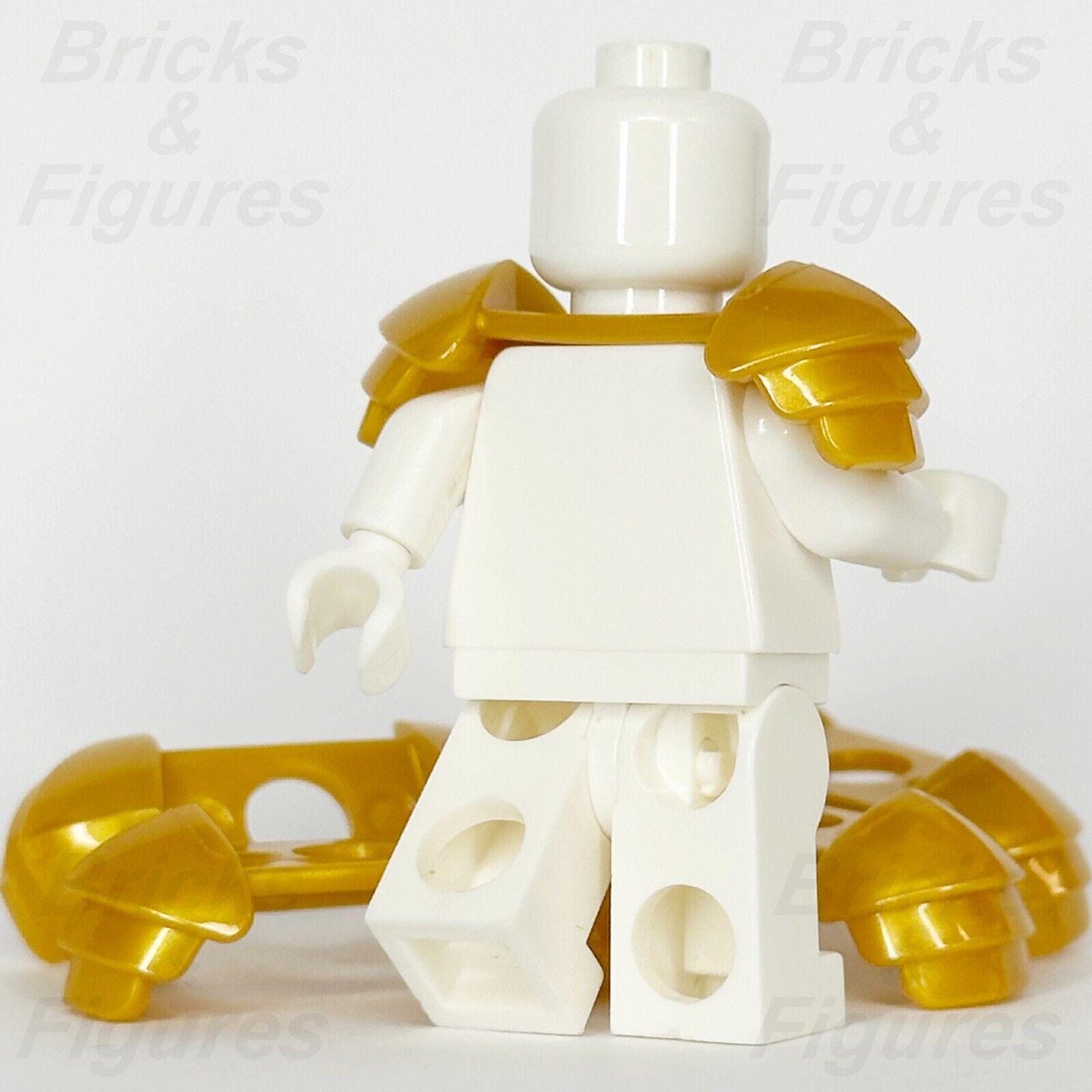 LEGO Castle Shoulder Armour Minifigure Part Pearl Gold Ideas 21348 37614 x 5 - Bricks & Figures