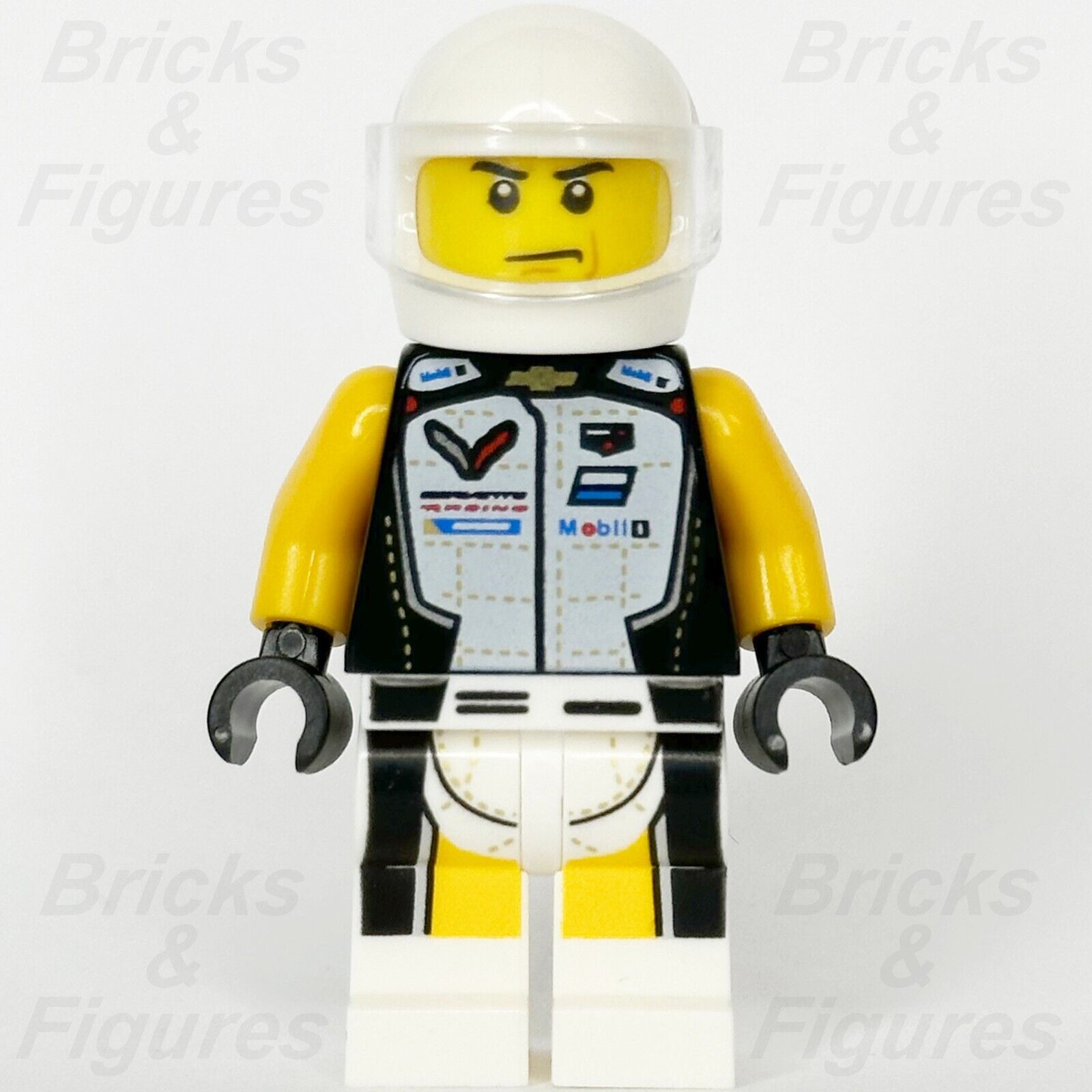 LEGO Speed Champions Chevrolet Corvette C8.R Driver Minifigure IMSA 76903 sc088 - Bricks & Figures