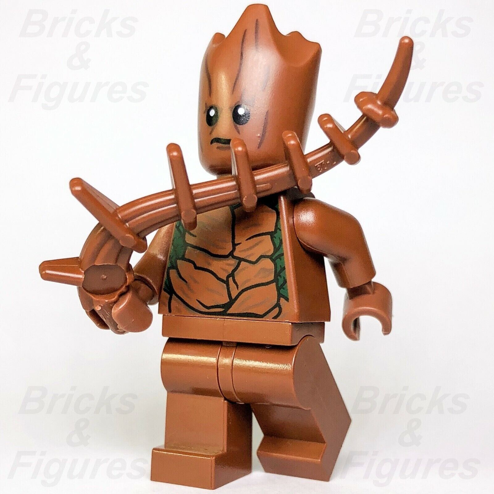 LEGO Super Heroes Teen Groot Minifigure Avengers Infinity War 76102 sh0501 - Bricks & Figures