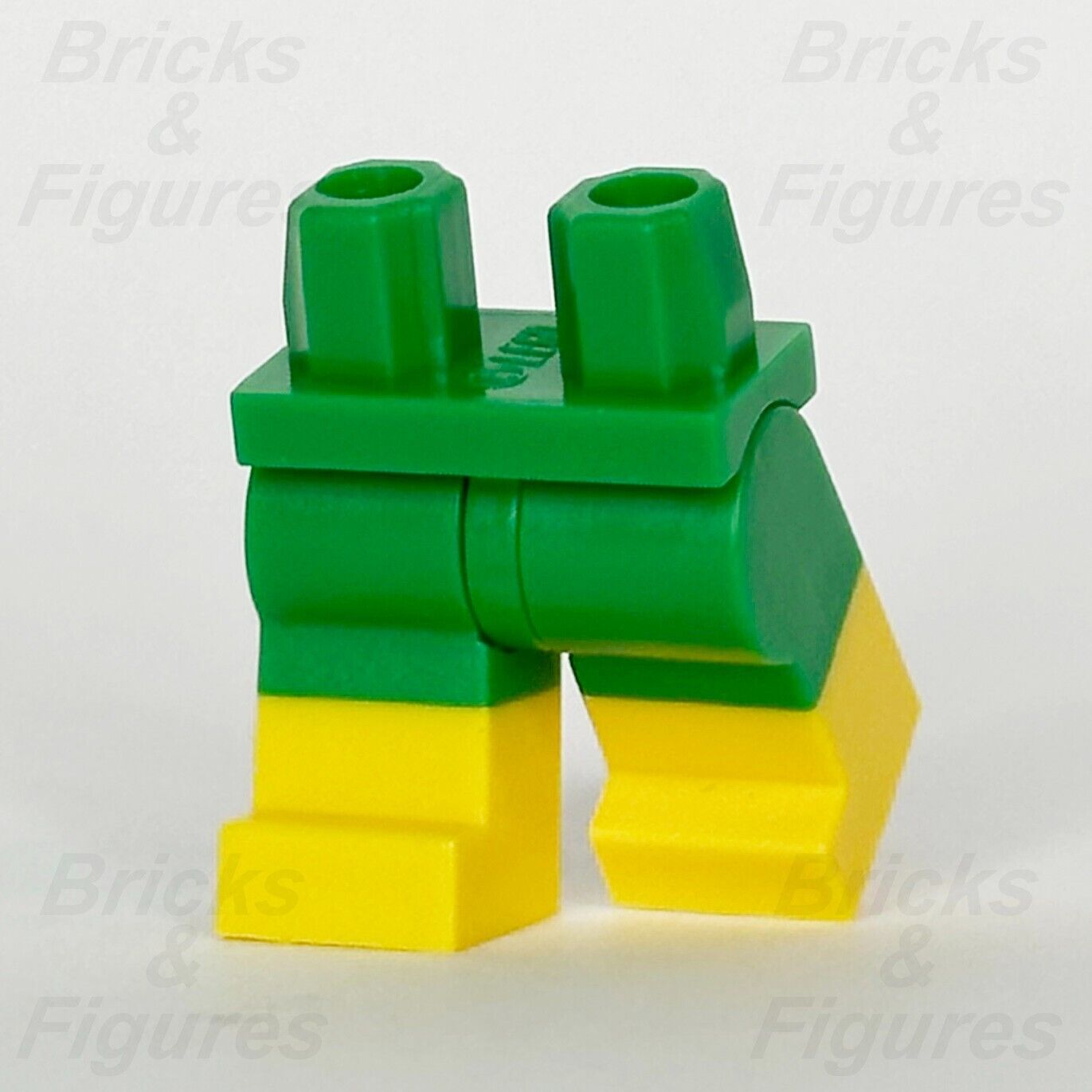 LEGO Green & Yellow Legs Minifigure Part Lower Molded Boots 970c00pb0575 60153 - Bricks & Figures