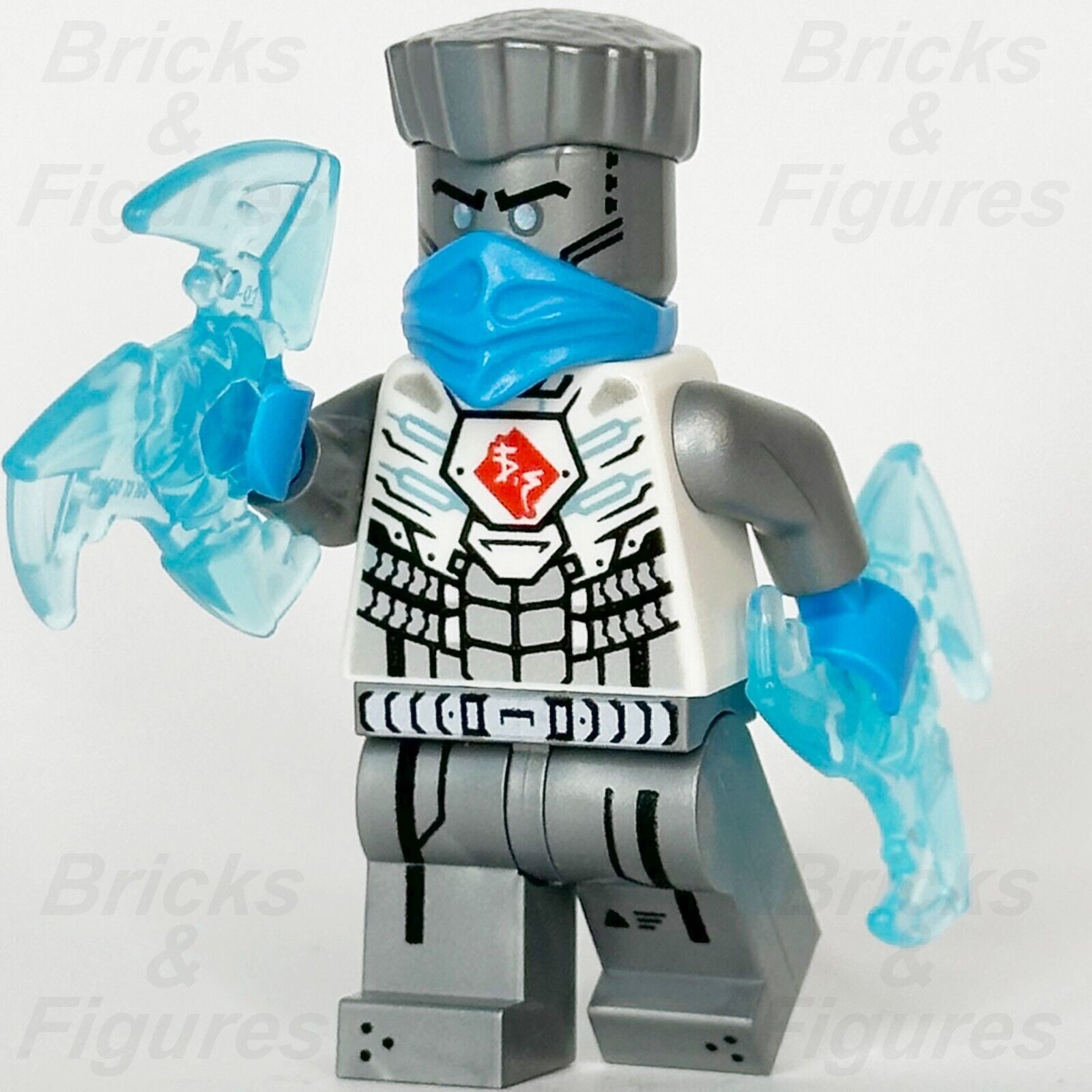 LEGO Ninjago Zane Minifigure Titanium VS Legacy Rebooted Nindroid 71731 njo647 - Bricks & Figures