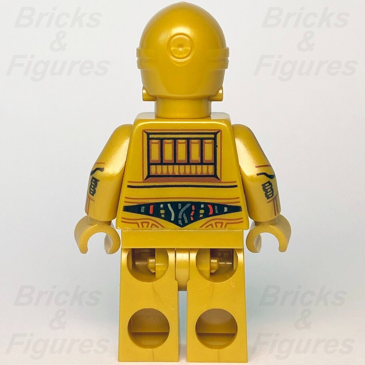 LEGO Star Wars C-3PO Minifigure Protocol Droid Printed Arms 75365 75339 sw1201 - Bricks & Figures