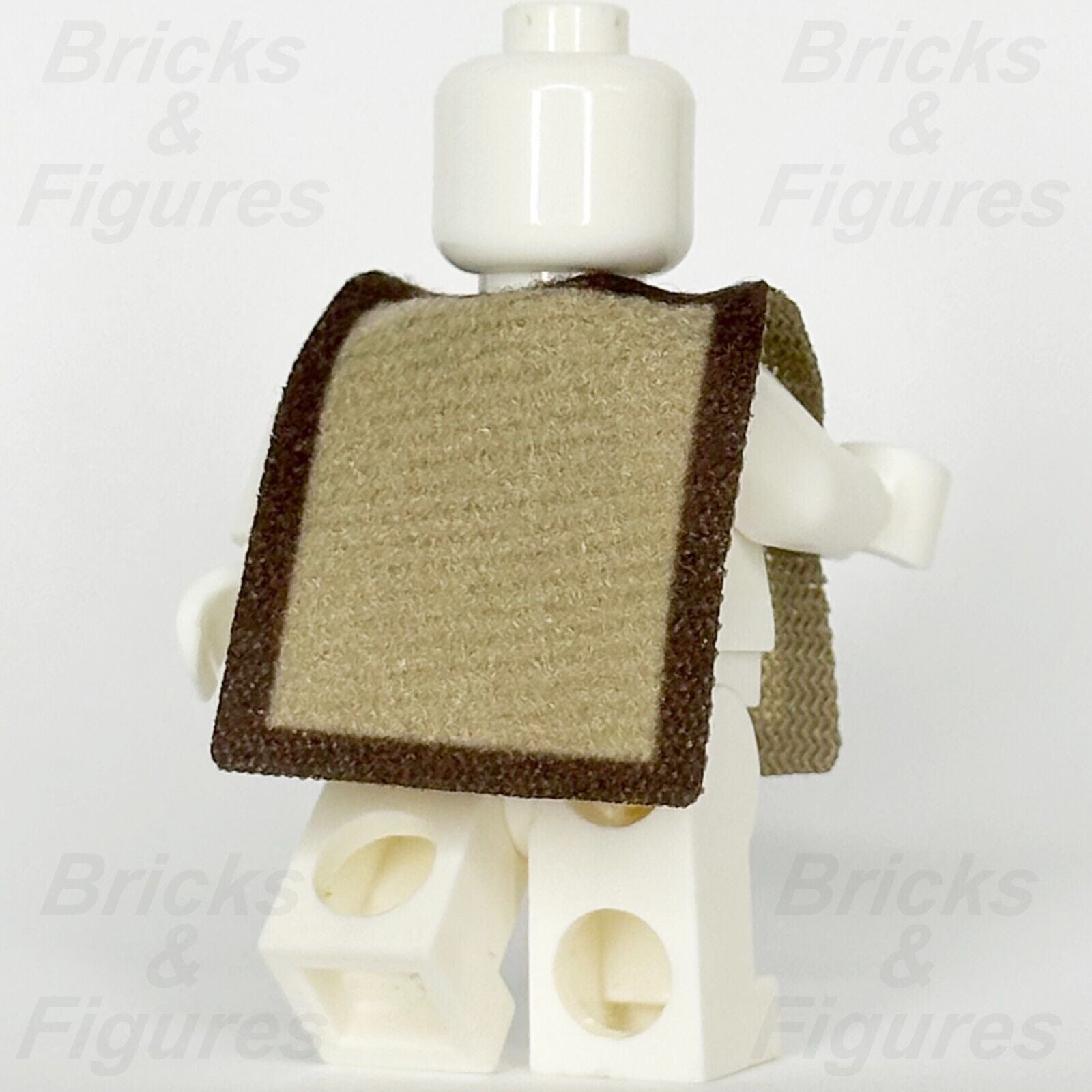 LEGO Star Wars Luke Skywalker Minifigure Poncho Part Cloth Dark Tan 66846 75271 - Bricks & Figures