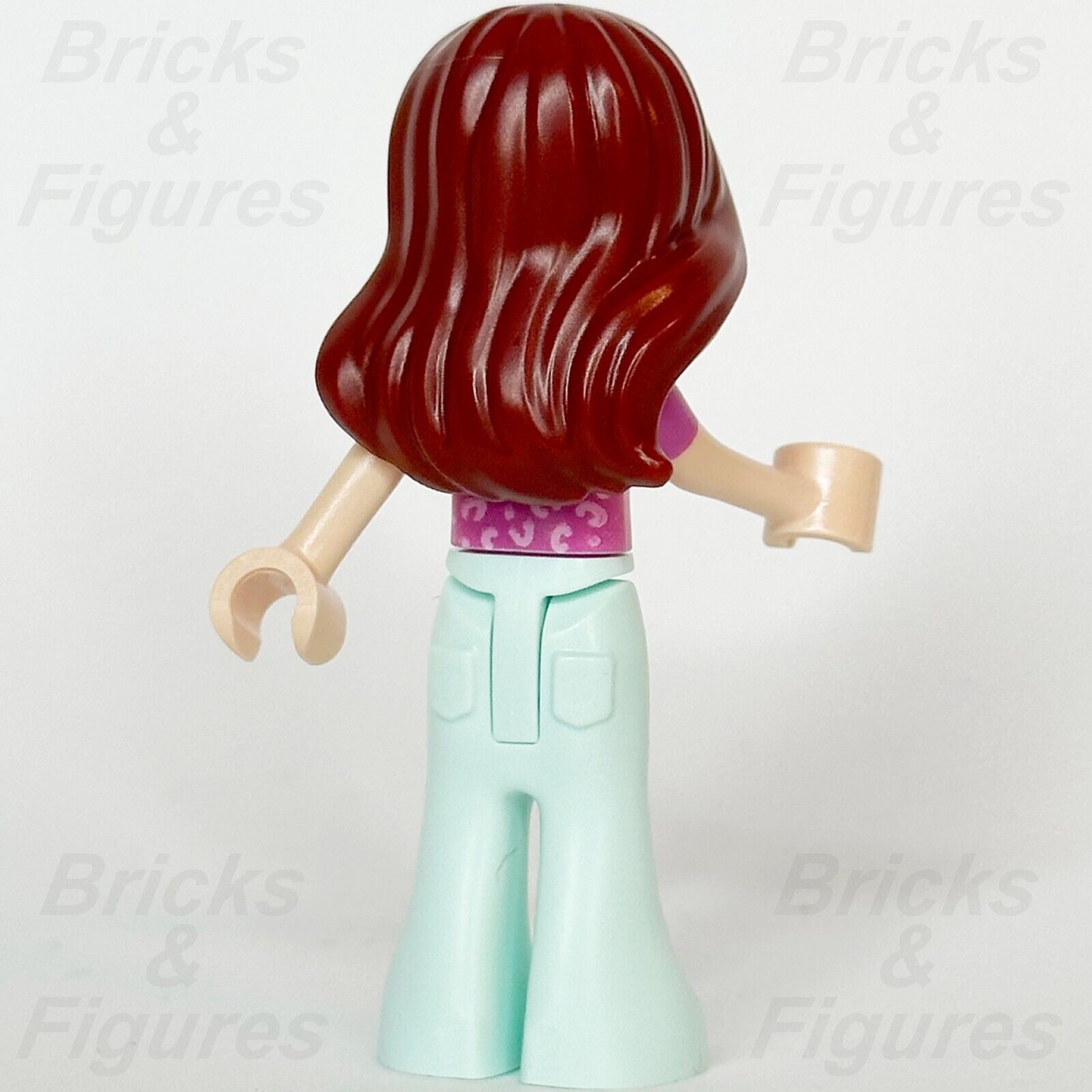 LEGO Friends Paisley Minifigure Pink Hoodie Blue Shoes Minifig 41735 frnd582 - Bricks & Figures