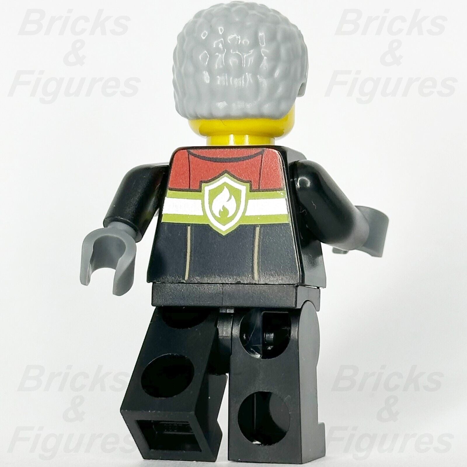 LEGO City Firefighter Minifigure Fire Firefighting Uniform Male 60414 cty1716 - Bricks & Figures