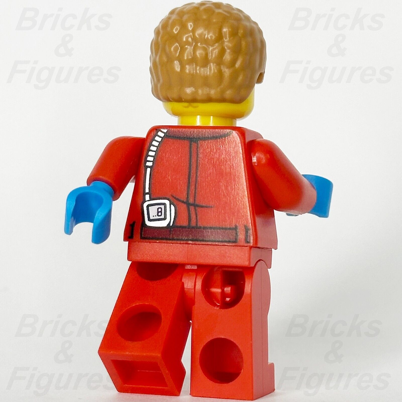 LEGO City Crook Hacksaw Hank Minifigure Red Jacket Prison Shirt 60317 cty1377