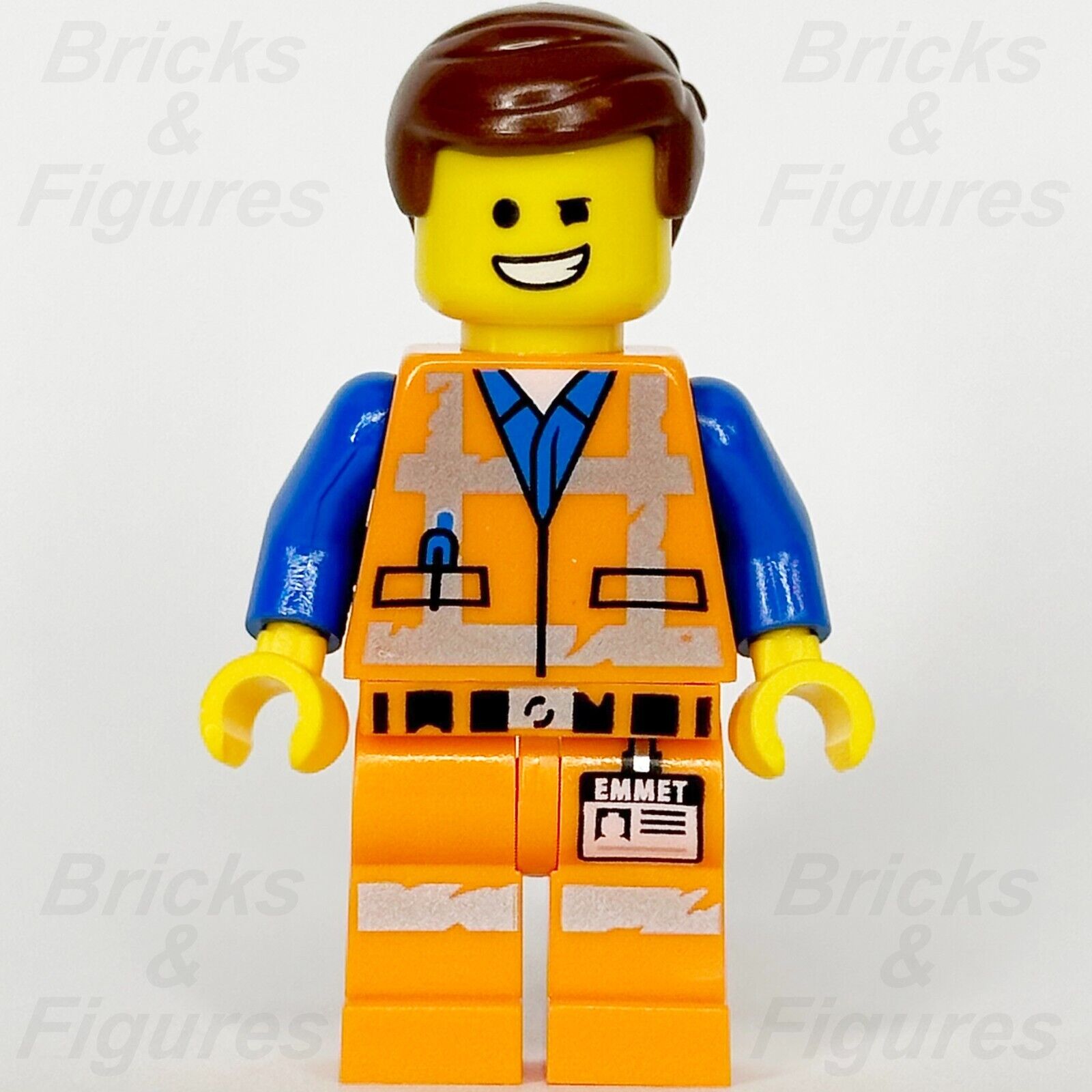 The LEGO Movie 2 Emmet Minifigure Wink Smile / Scared Face 70830 70835 tlm120