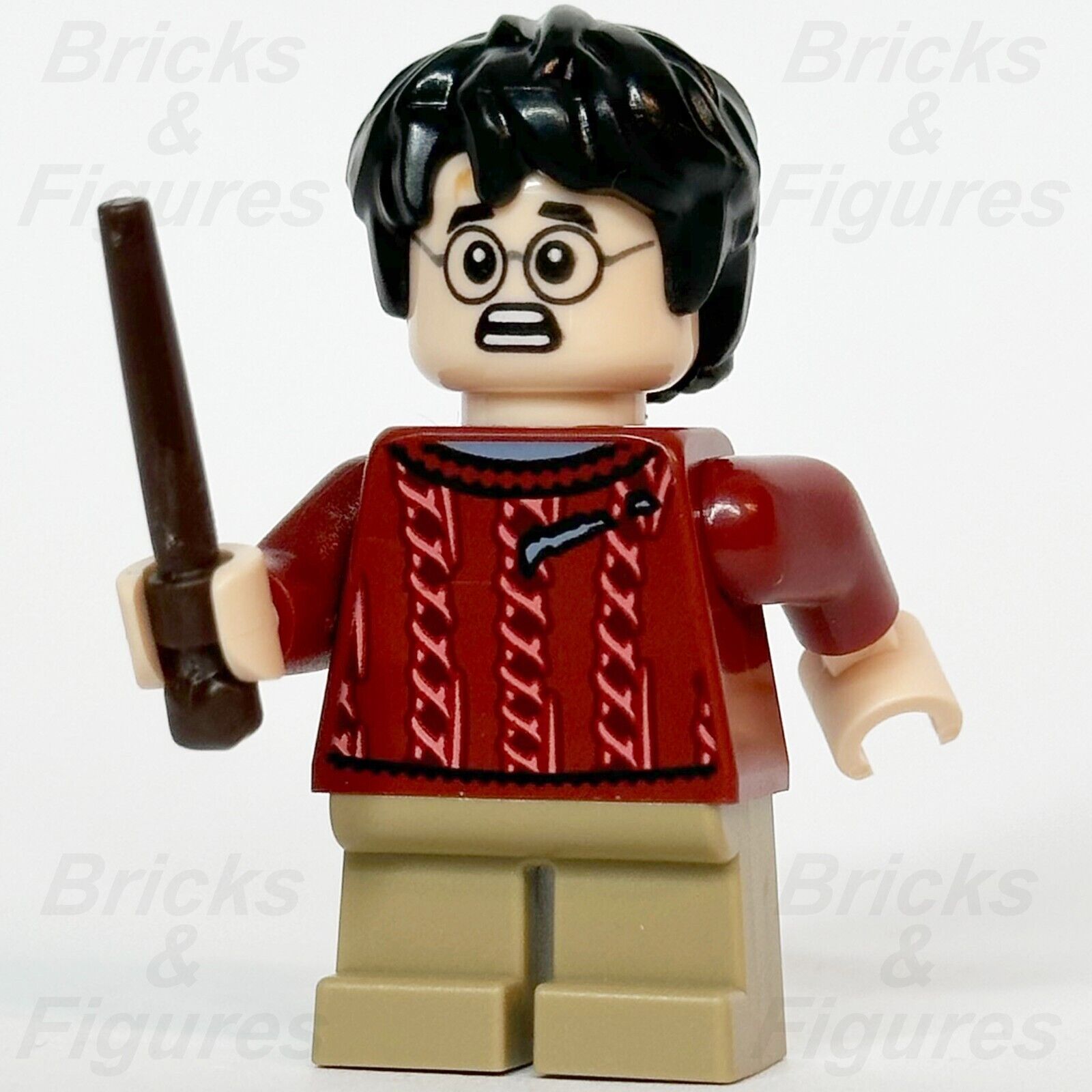 LEGO Harry Potter Minifigure Dark Red Torn Sweater Sorcerer's Stone 76392 hp278 - Bricks & Figures