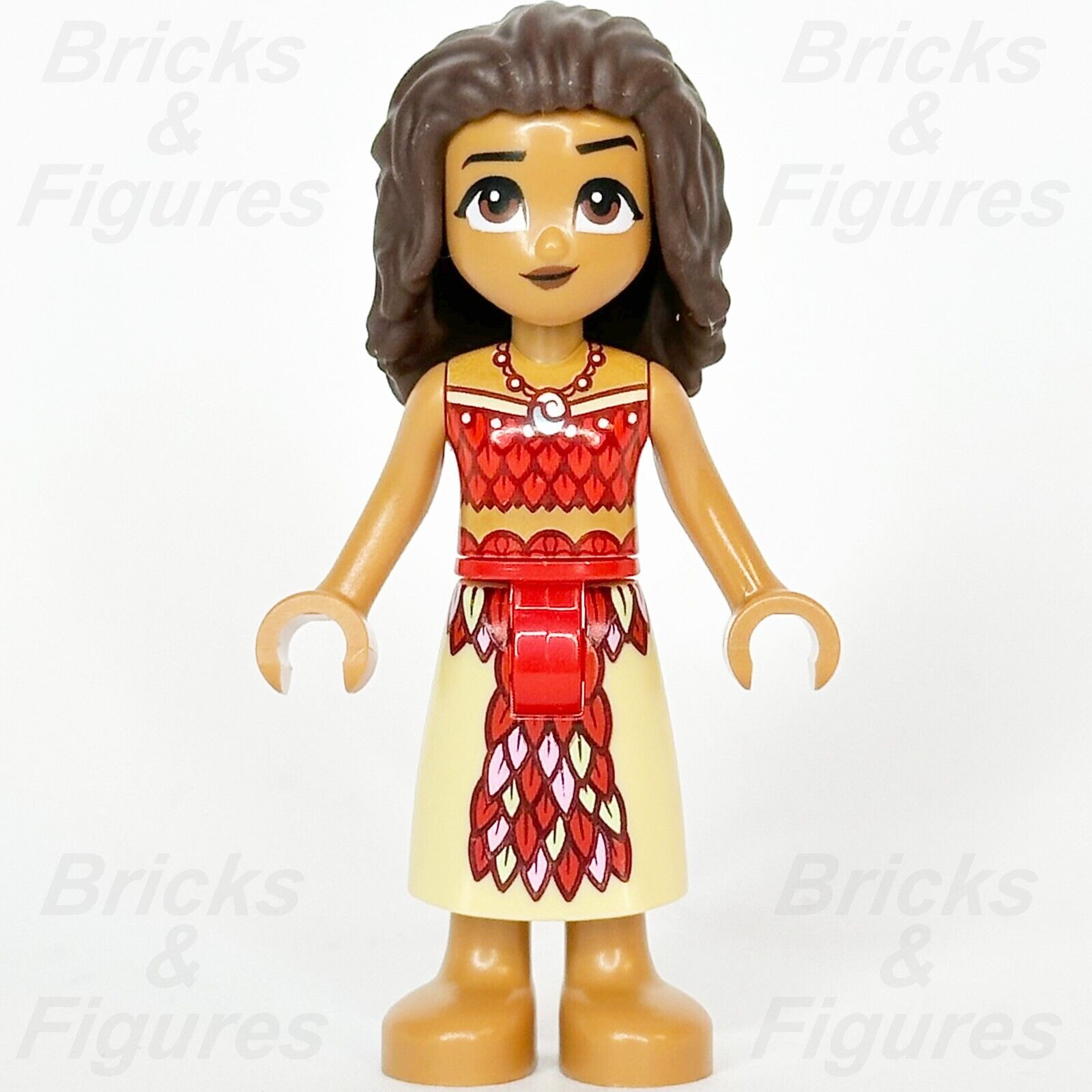 LEGO Disney Princess Moana Minifigure Tan Long Skirt 30646 43210 43215 dp171 - Bricks & Figures