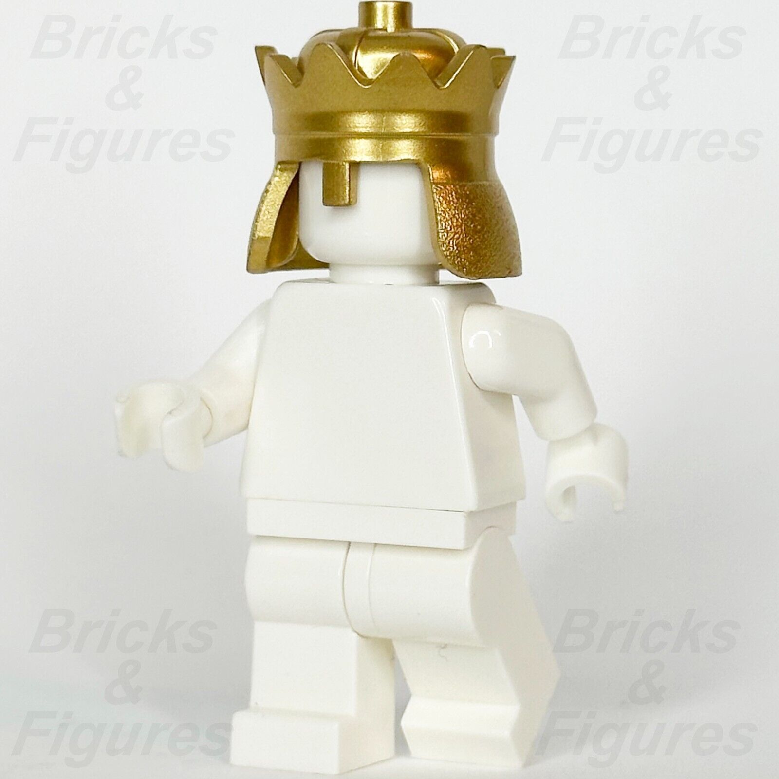 LEGO Castle Metallic Gold Crown Helmet Minifigure Headgear Part King 71015 - Bricks & Figures