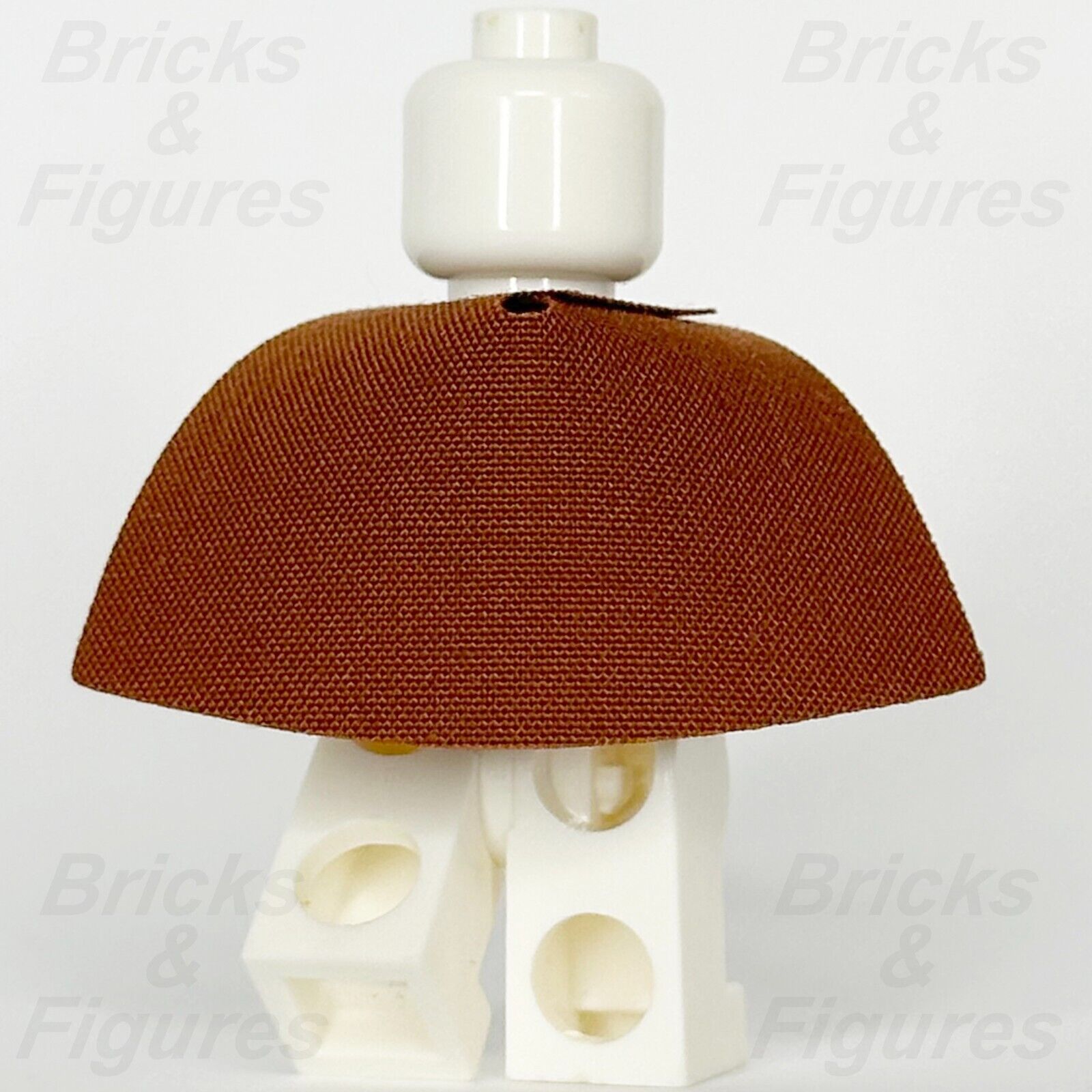 LEGO Minifigure Cape Cloth Part Reddish Brown Very Short Body Wear Fabric 99464 - Bricks & Figures