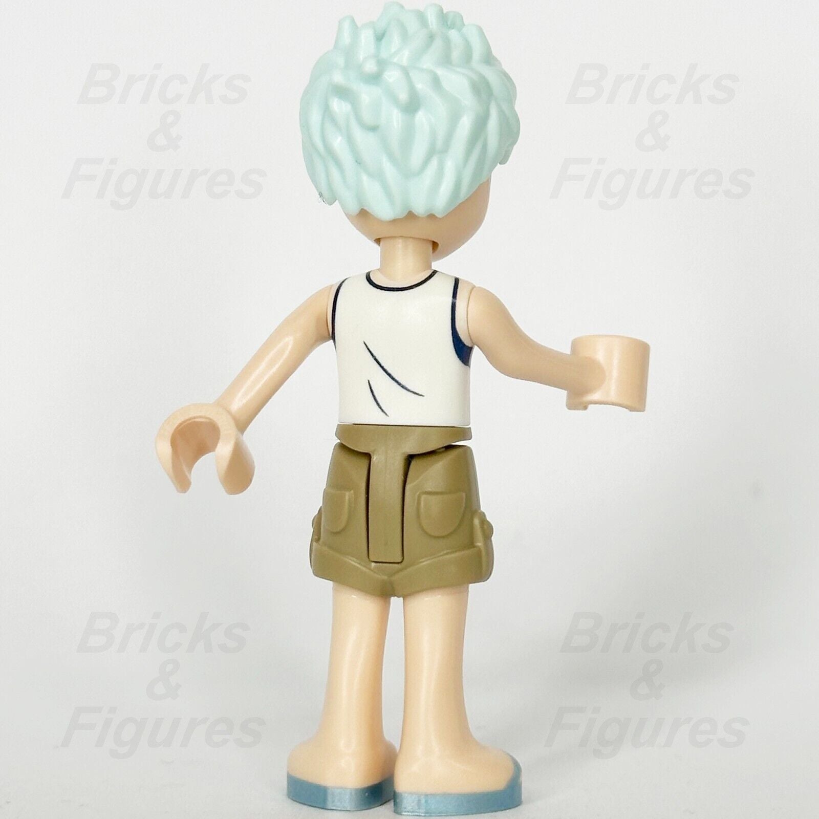 LEGO Friends Charli Minifigure White Top Palm Trees Tan Shorts 41737 frnd644